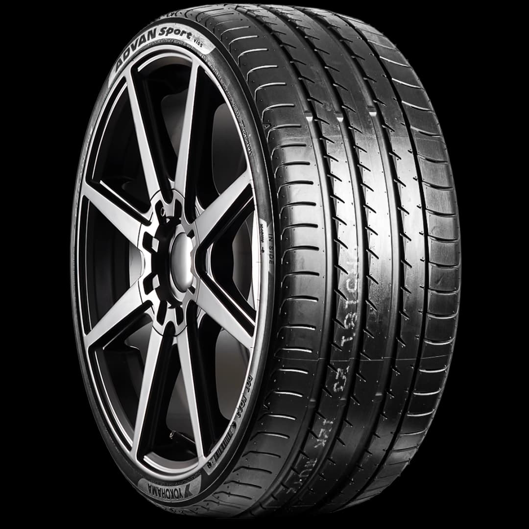 Yokohama Advan Sport V105G 20" angled tire