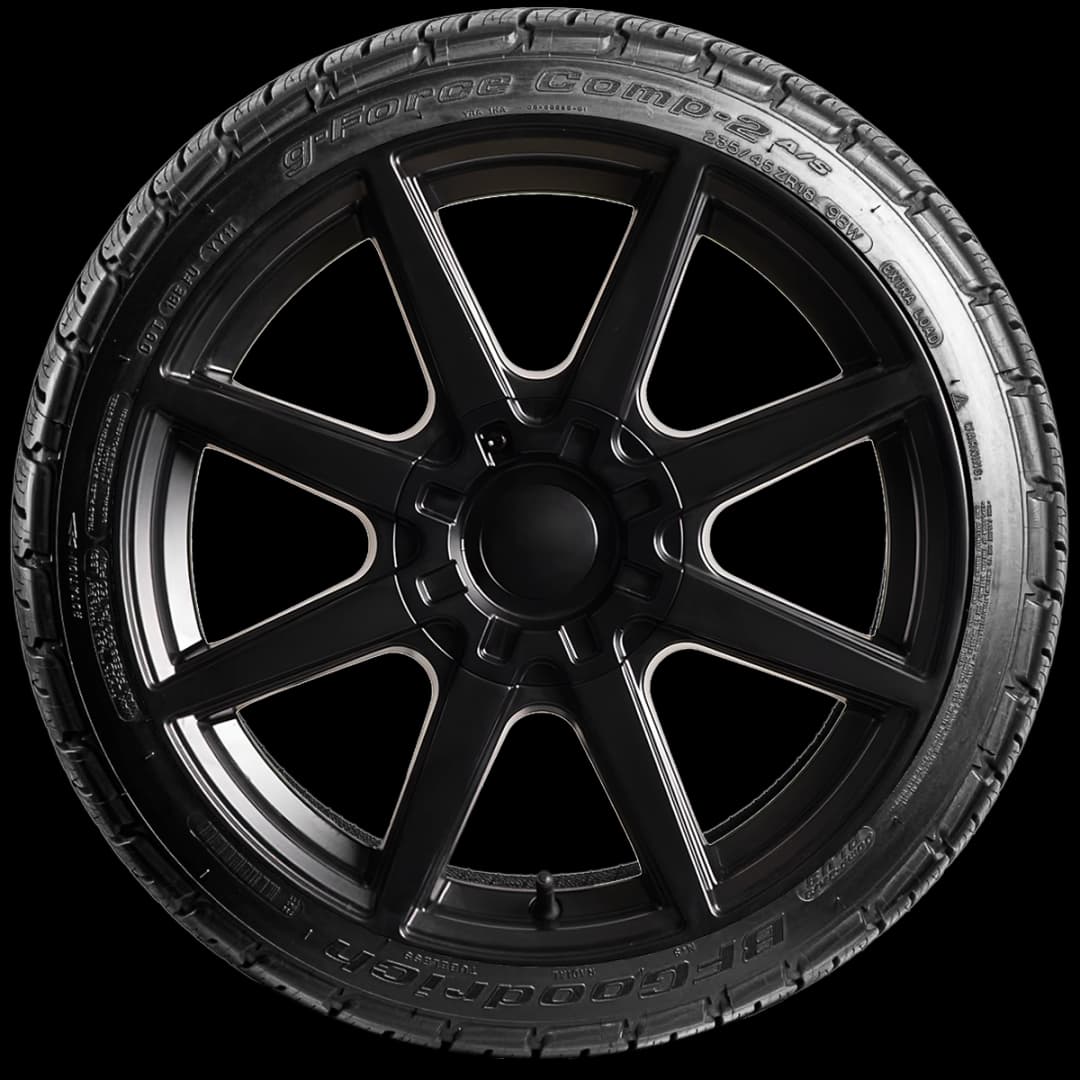 BFGoodrich g-Force Comp-2 A/S Plus 17" side tire