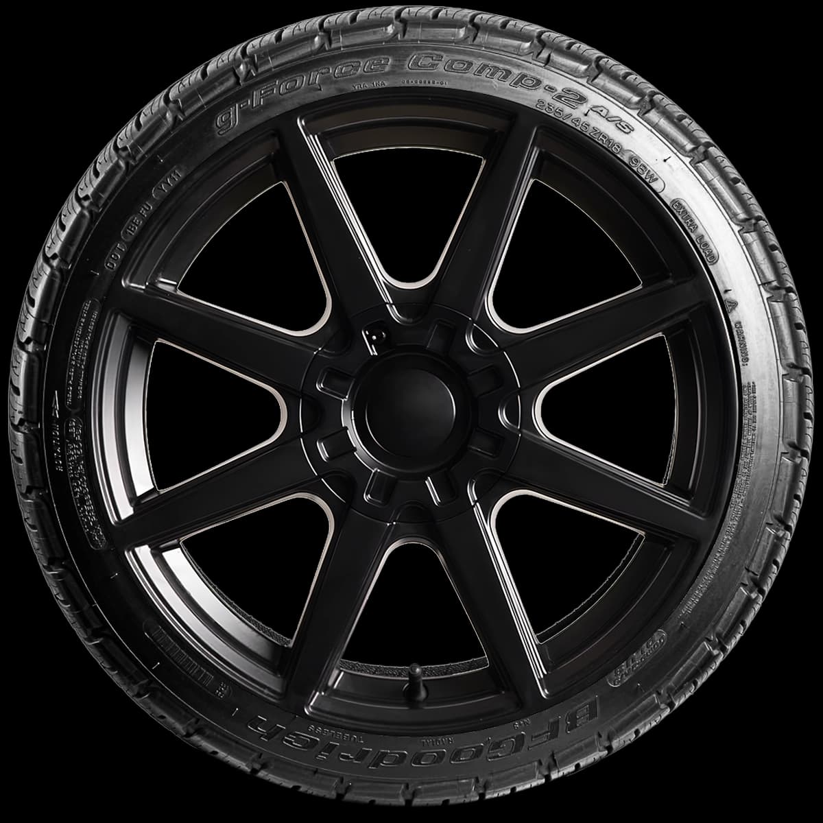 BFGoodrich g-Force Comp-2 A/S Plus 17" side tire