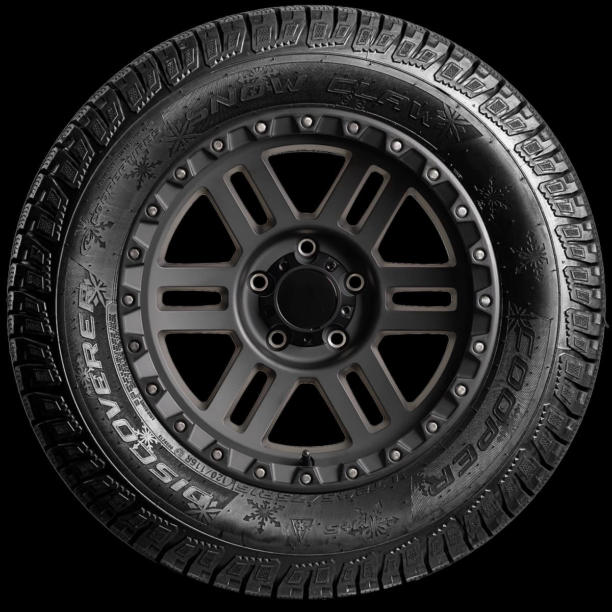 Cooper Discoverer Snow Claw 17" side tire