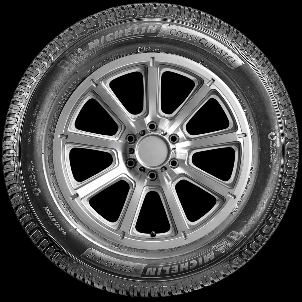 Michelin Cross Climate 2 A/W 17" side tire