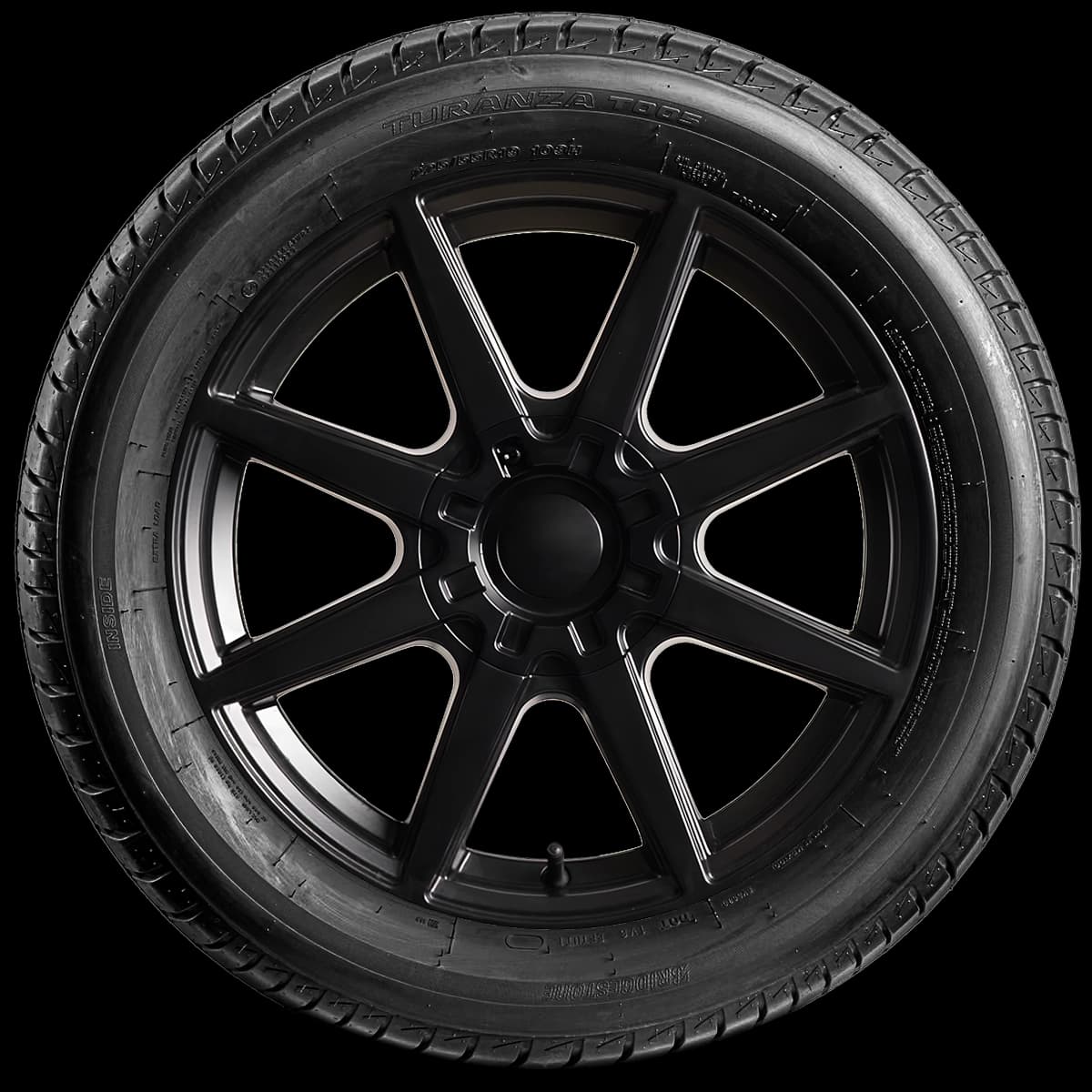 Bridgestone Turanza T005 20" side tire