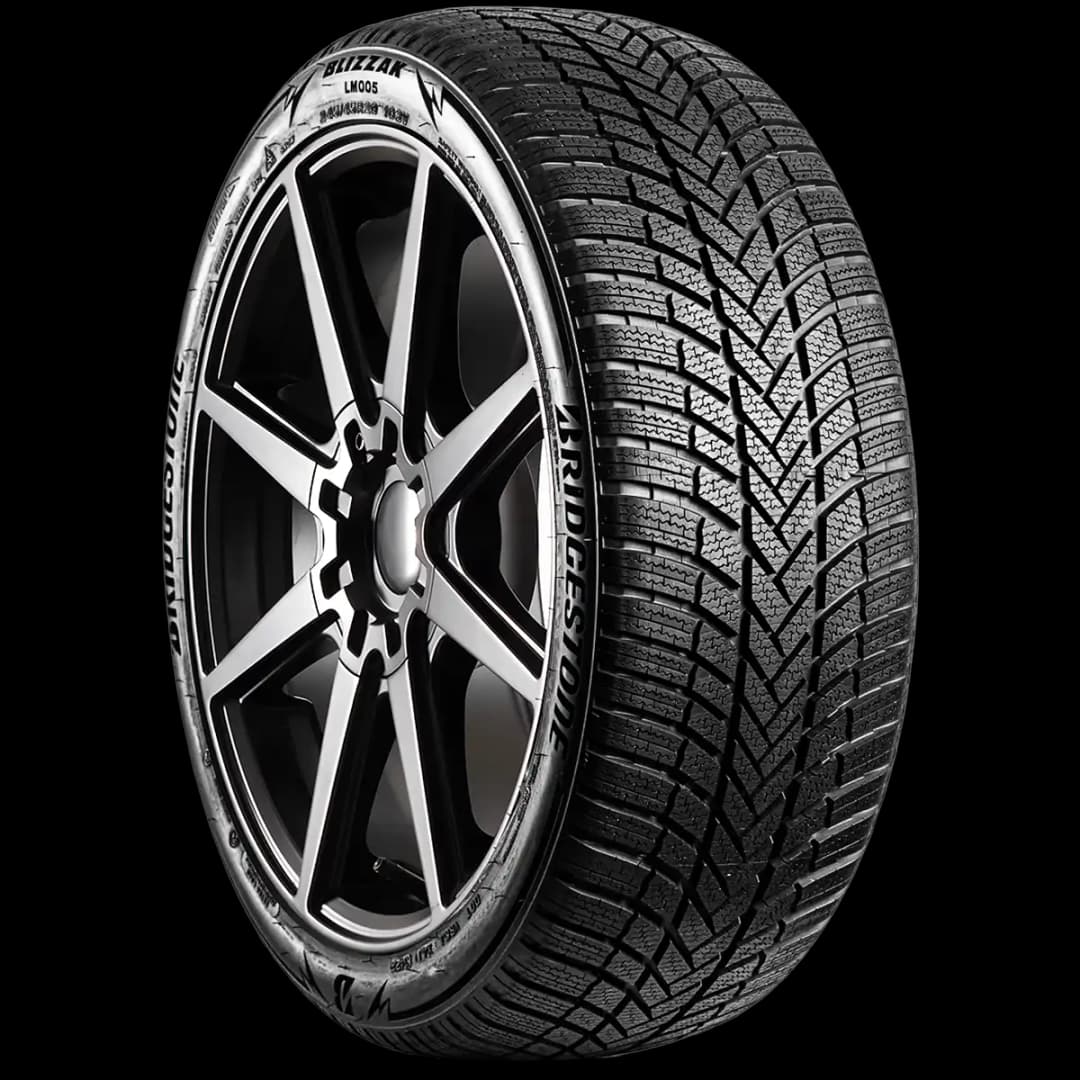Bridgestone Blizzak LM005 20" angled tire