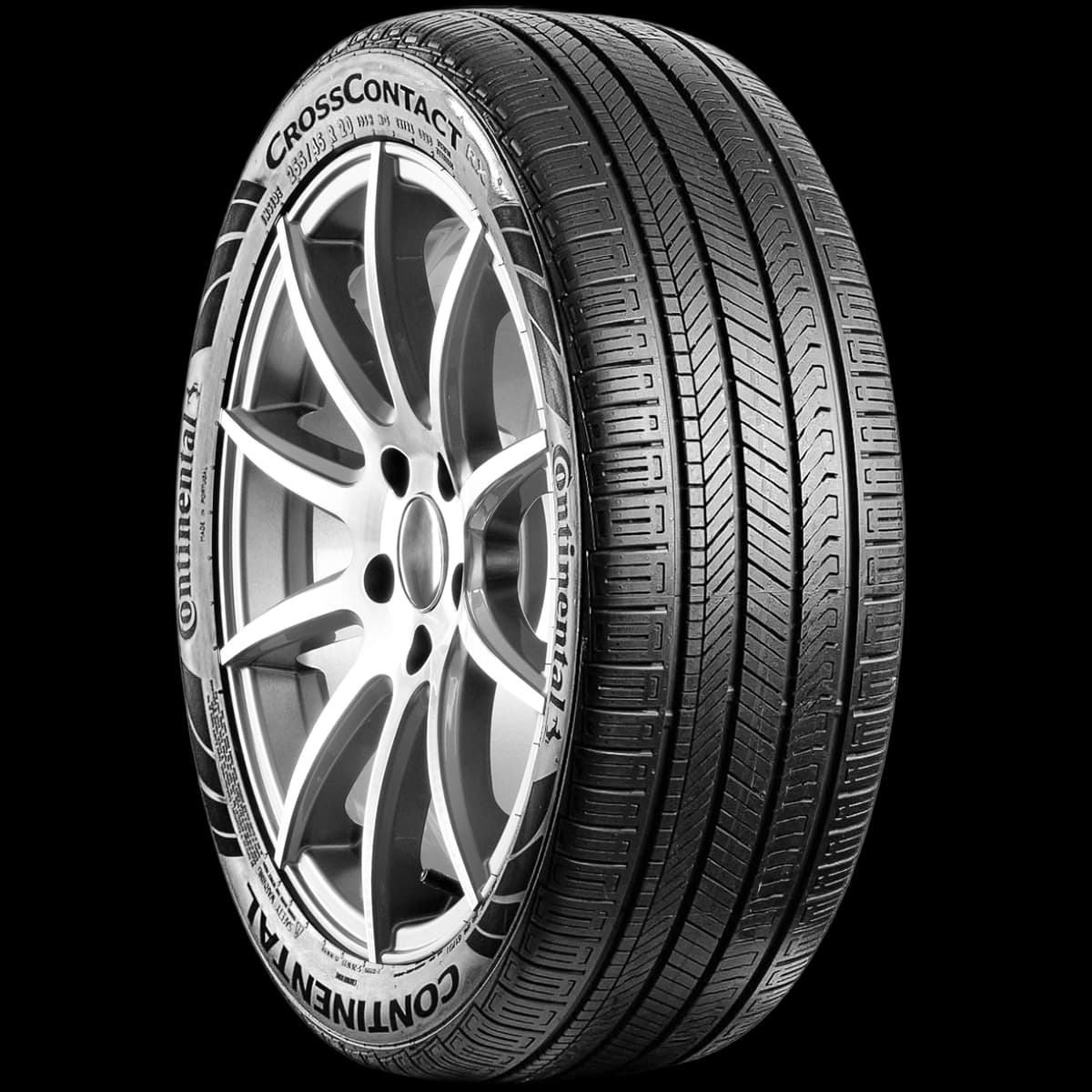 Continental ProContact RX with Silent Tech 20" angled tire