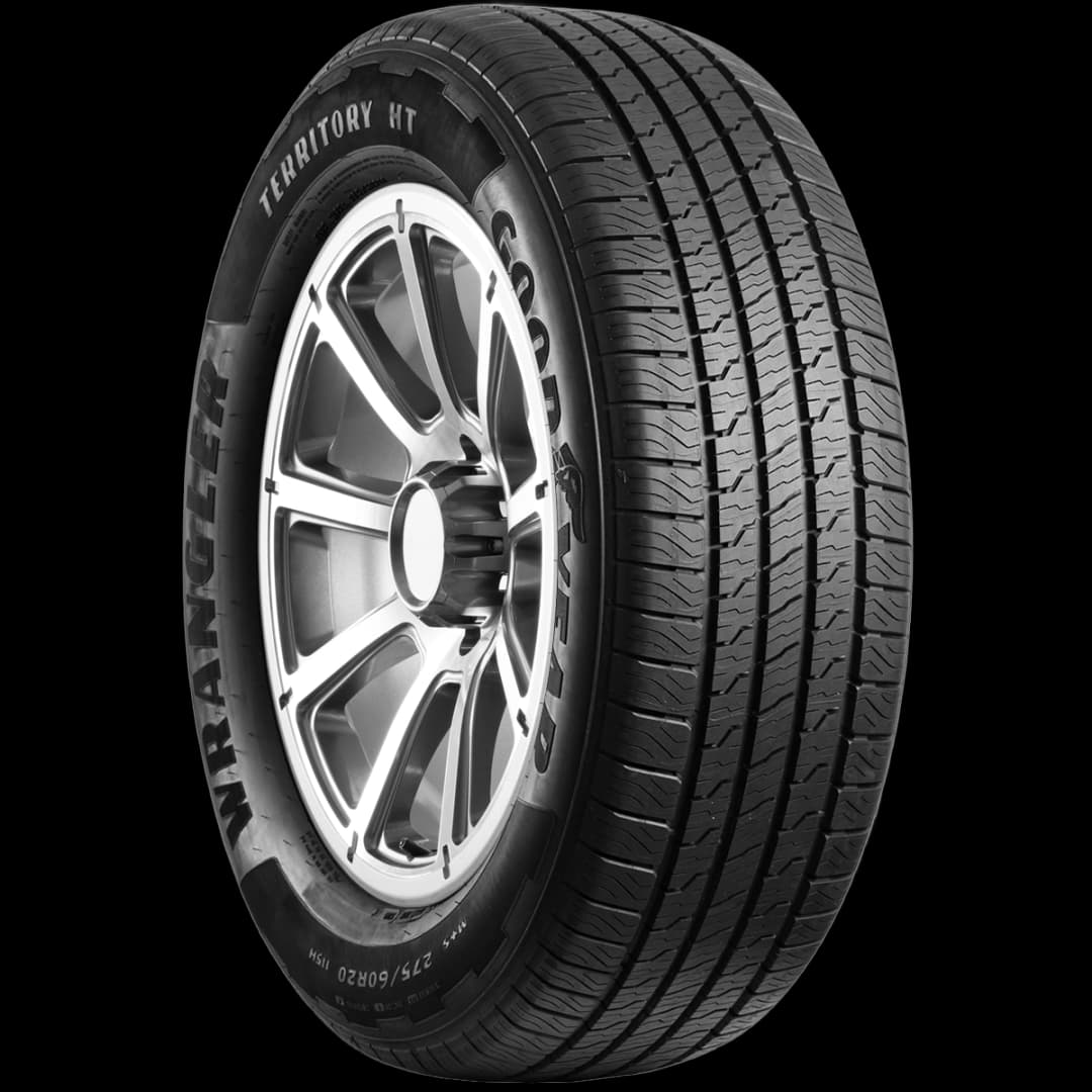 Goodyear Wrangler Territory HT 20" angled tire