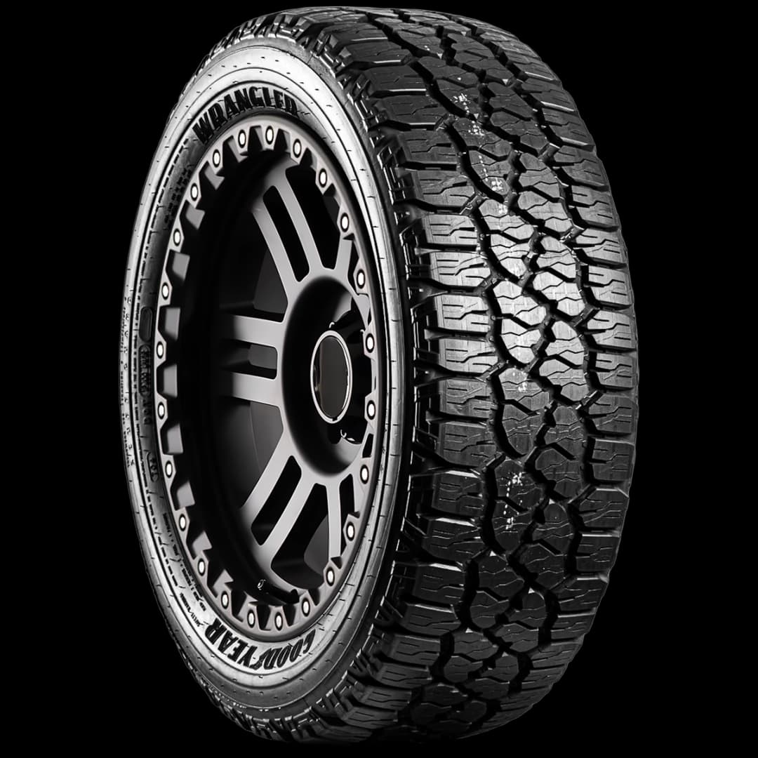 Goodyear Wrangler Territory AT 17" angled tire