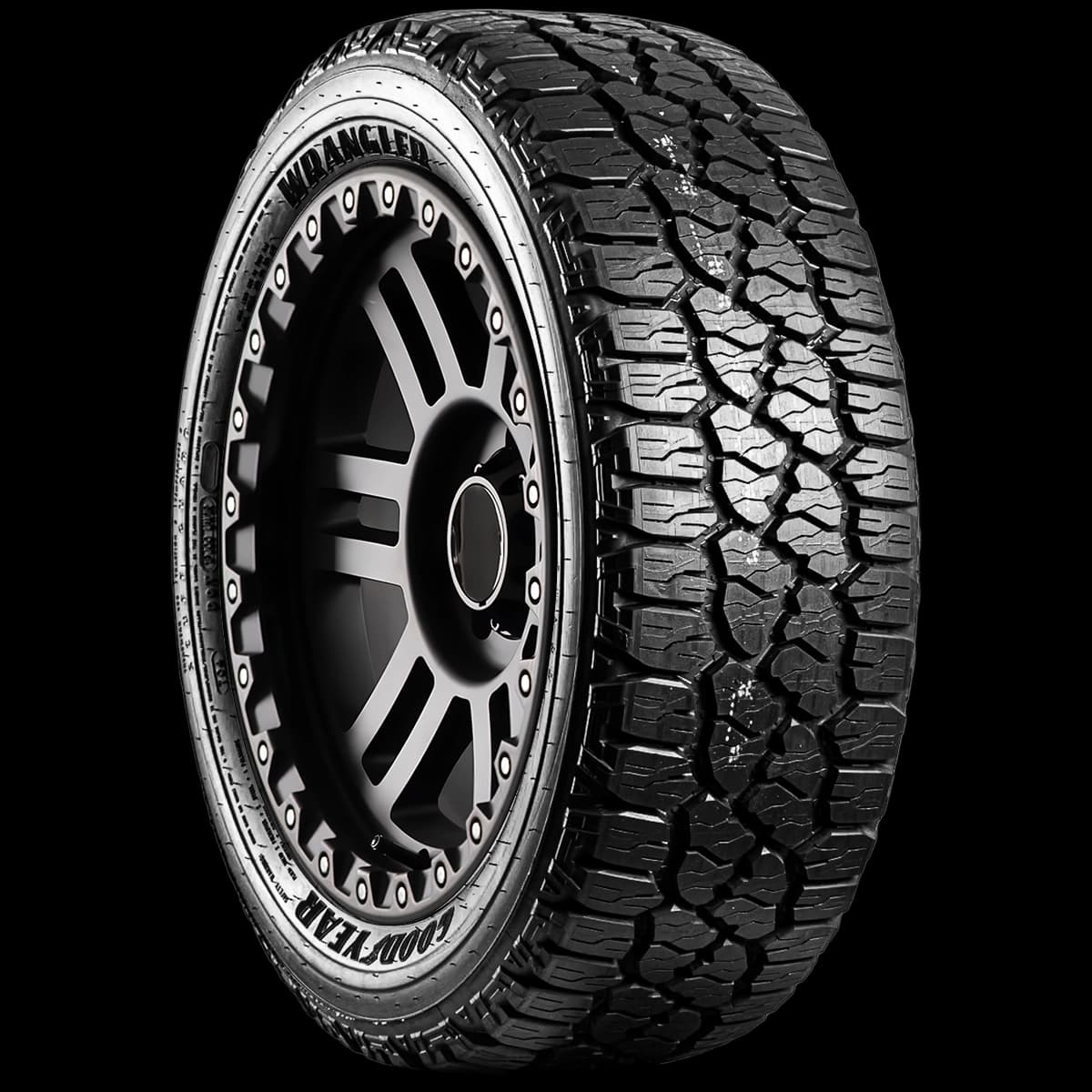 Goodyear Wrangler Territory AT 17" angled tire