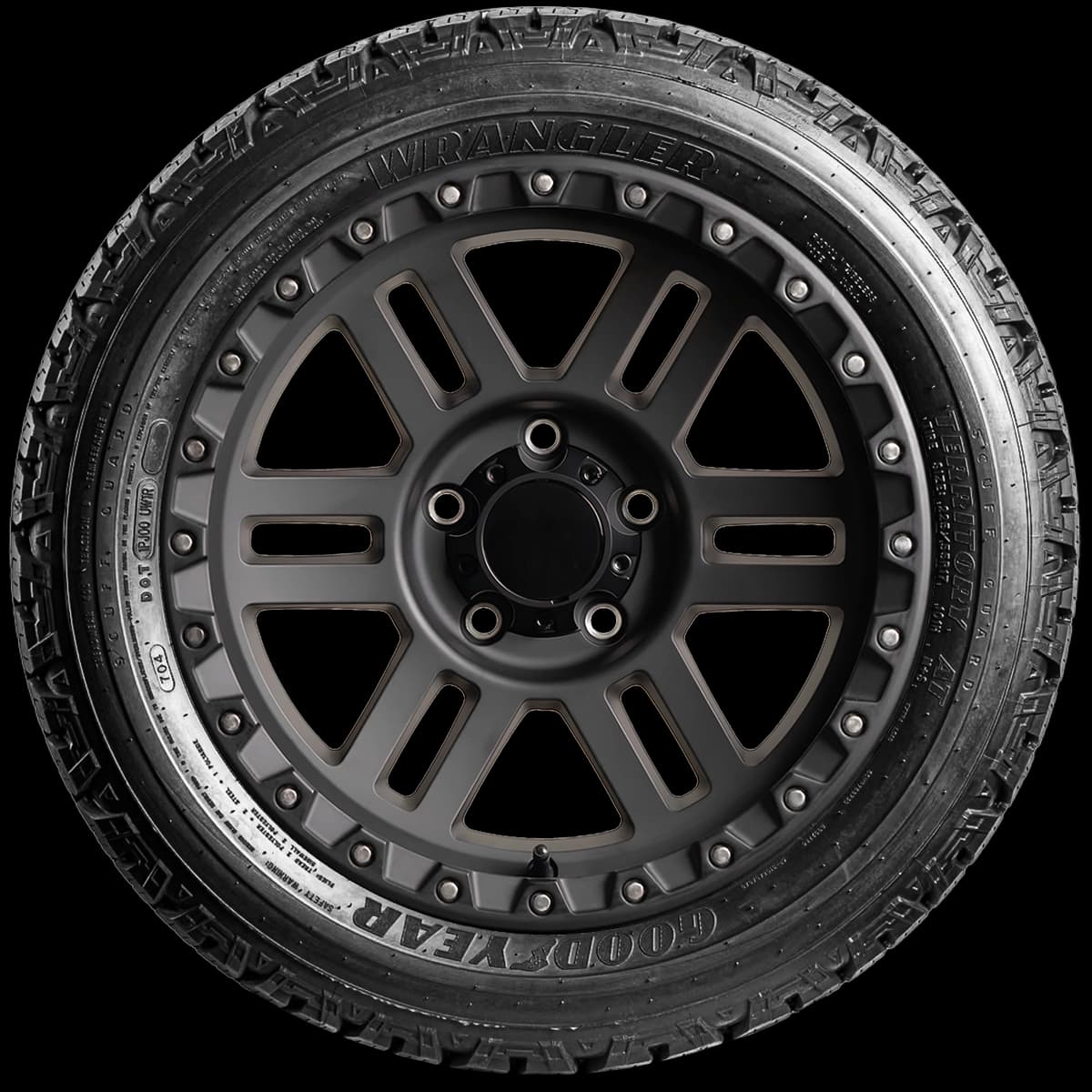 Goodyear Wrangler Territory AT 17" side tire