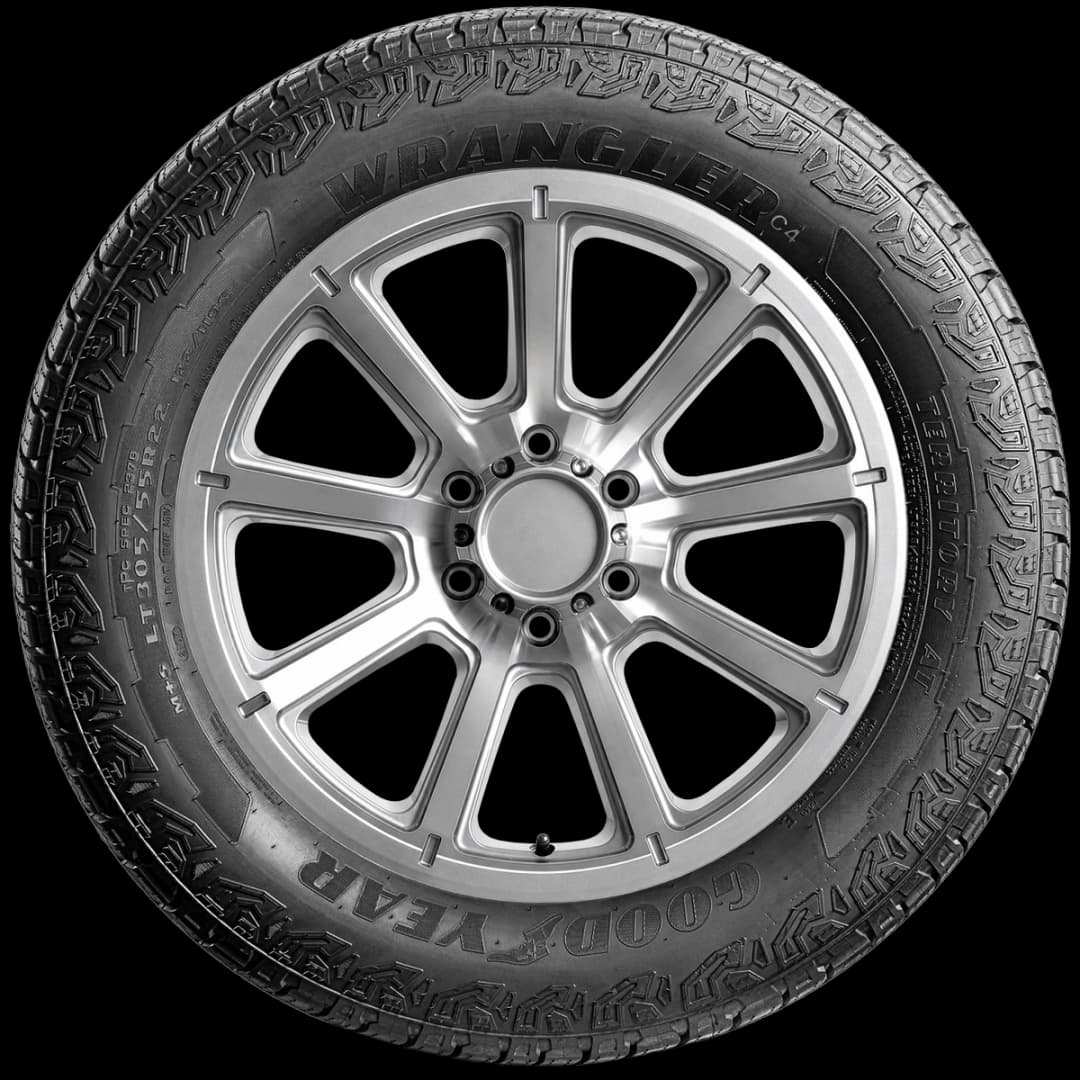 Goodyear Wrangler Territory AT 20" side tire