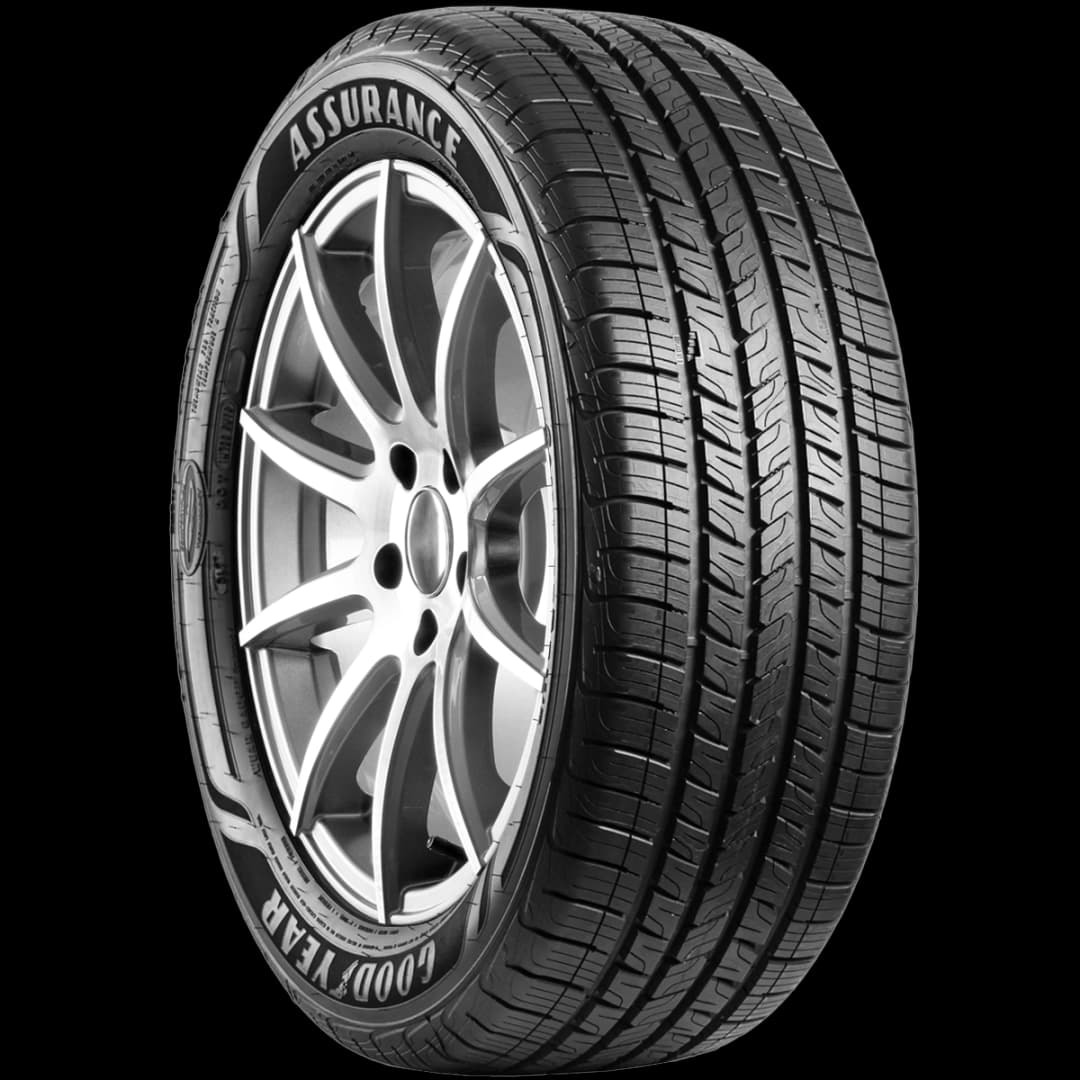 Goodyear Assurance Comfort Drive 17" angled tire