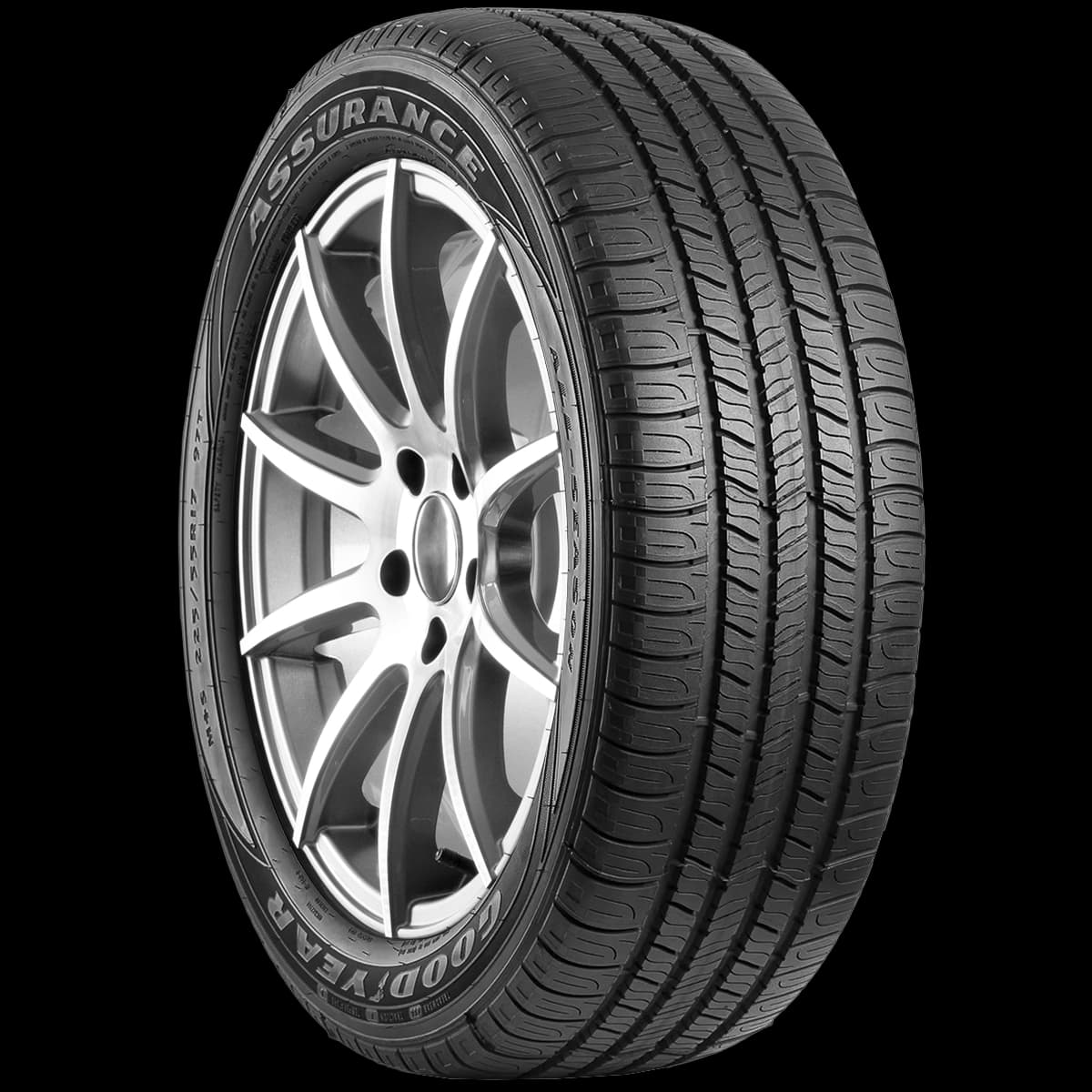 Goodyear Assurance Comfort Drive 20" angled tire