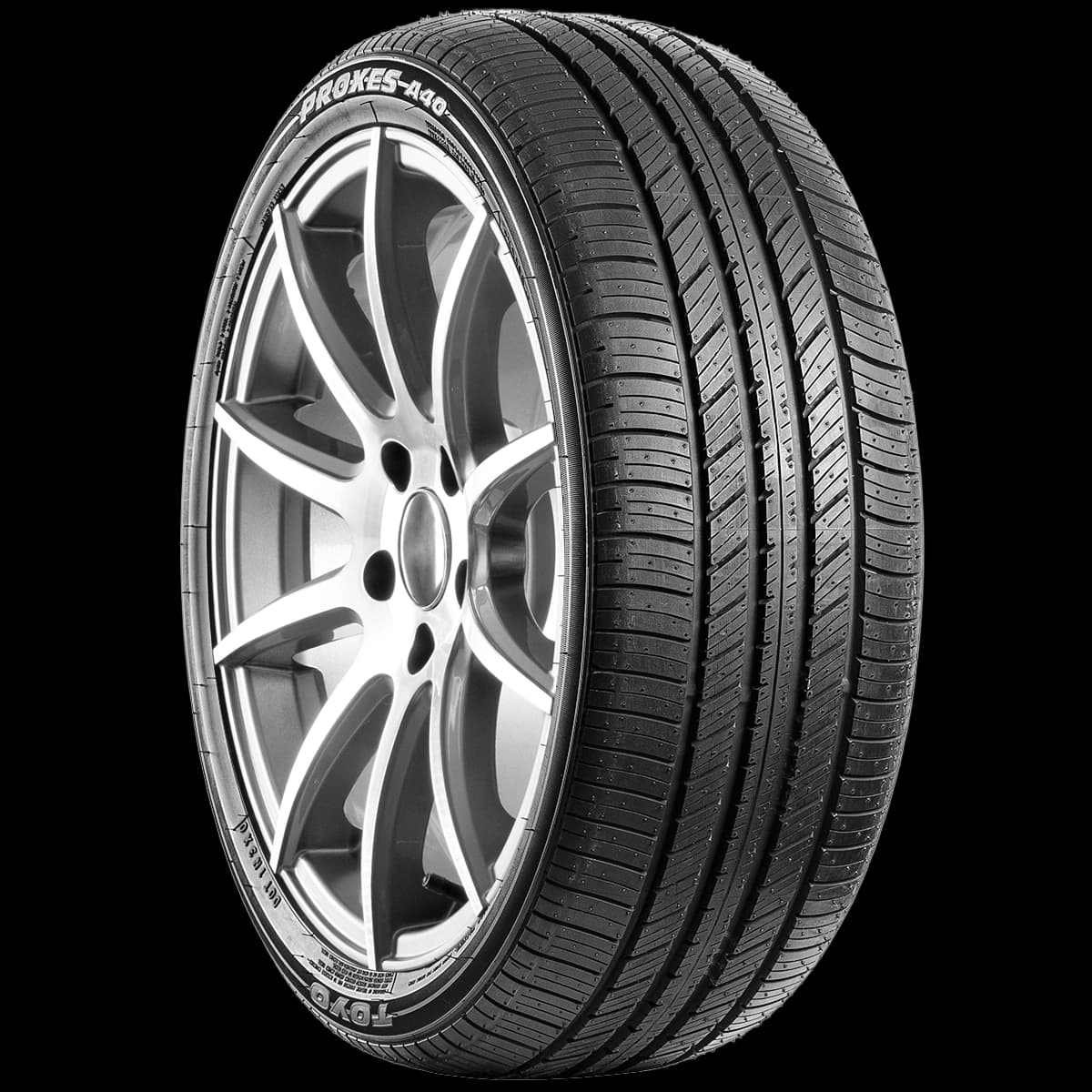 Toyo Proxes A40A 17" angled tire