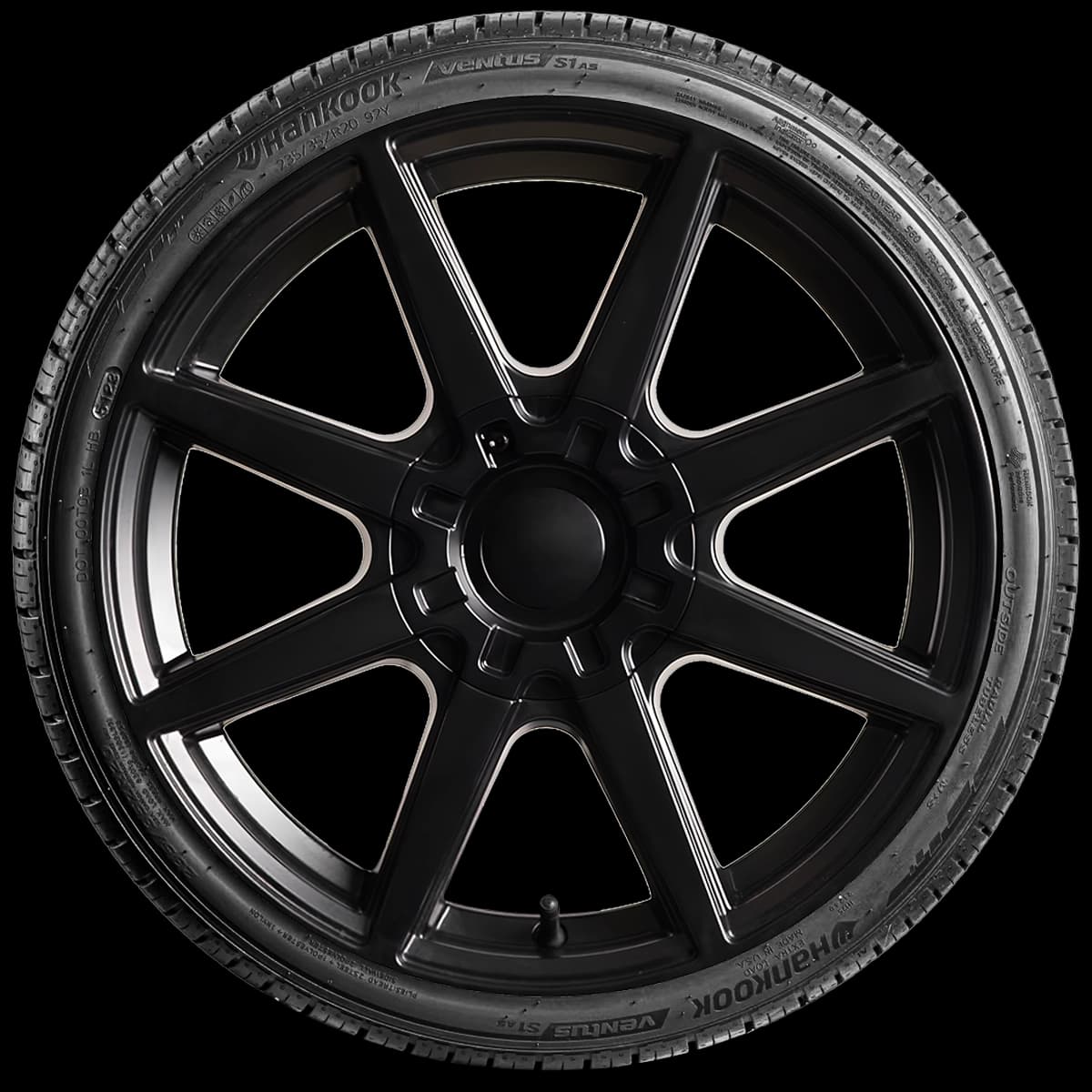 Hankook Ventus S1 AS H125 20" side tire