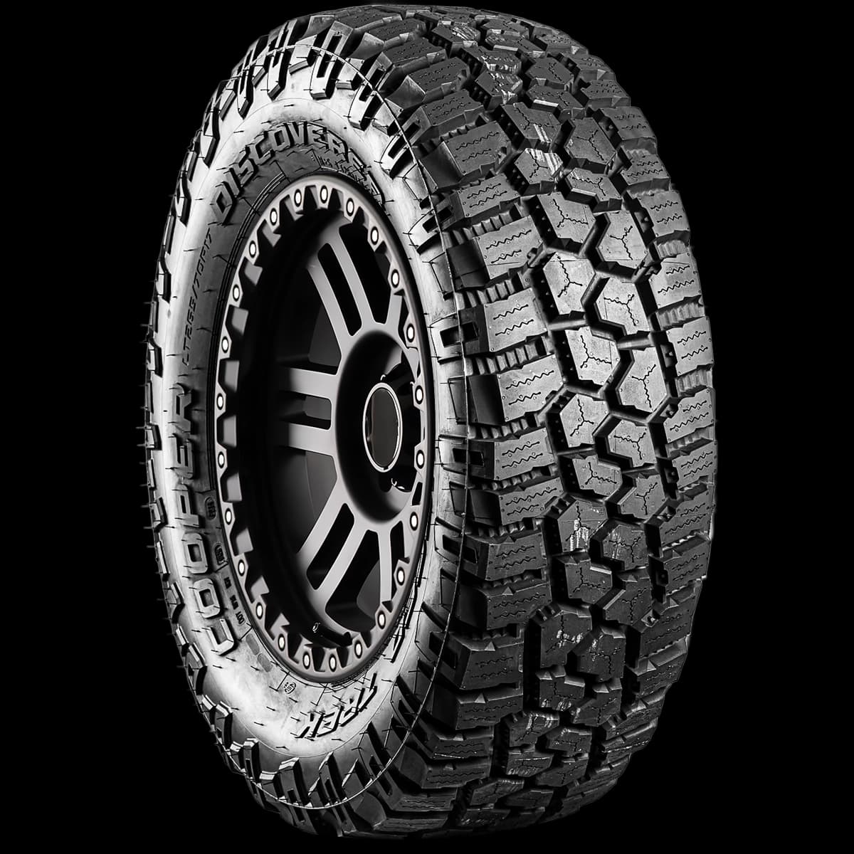 Cooper Discoverer Rugged Trek 17" angled tire