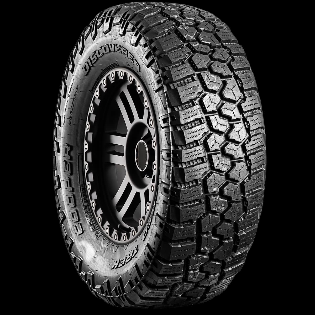 Cooper Discoverer Rugged Trek 17" angled tire