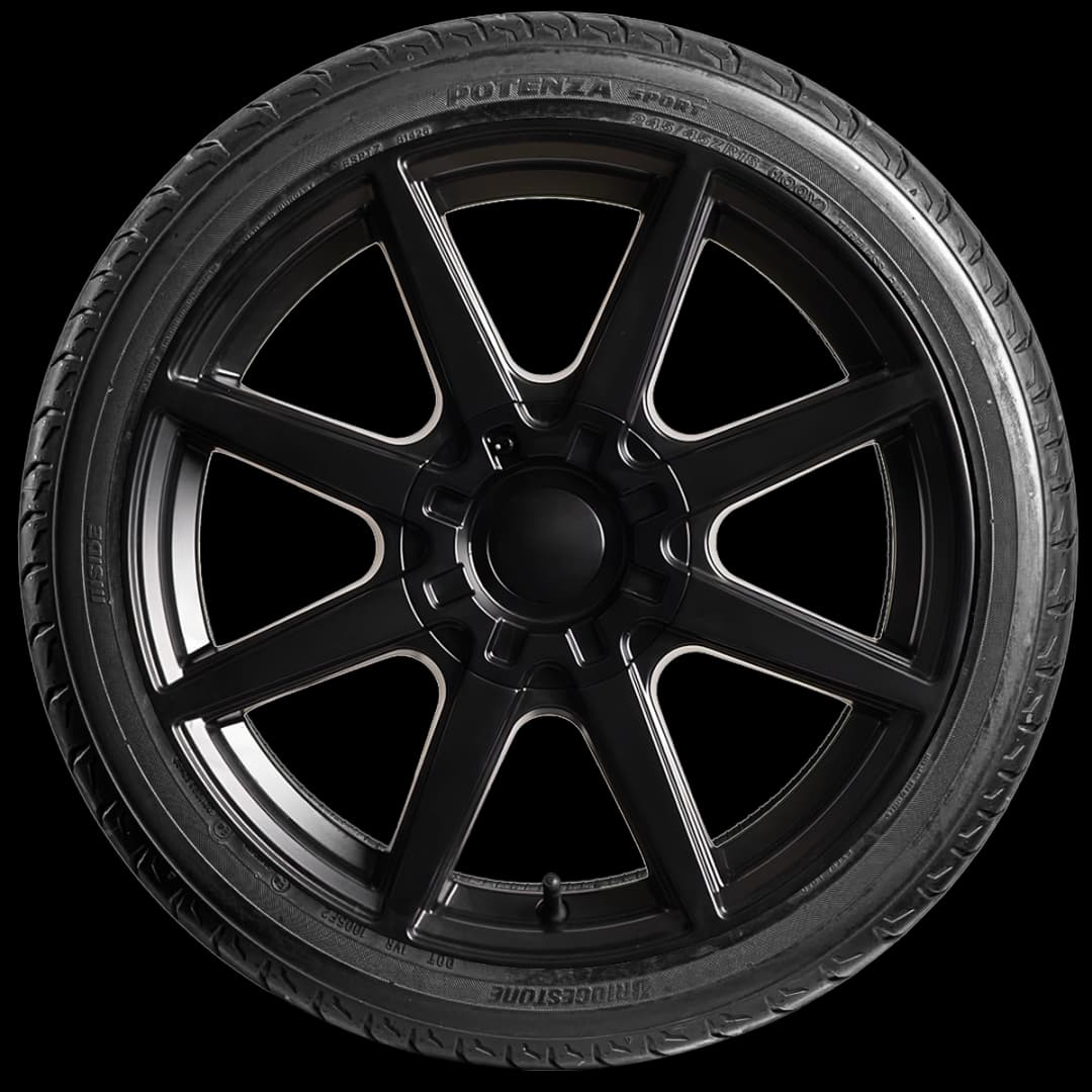 Bridgestone Potenza Sport 17" side tire