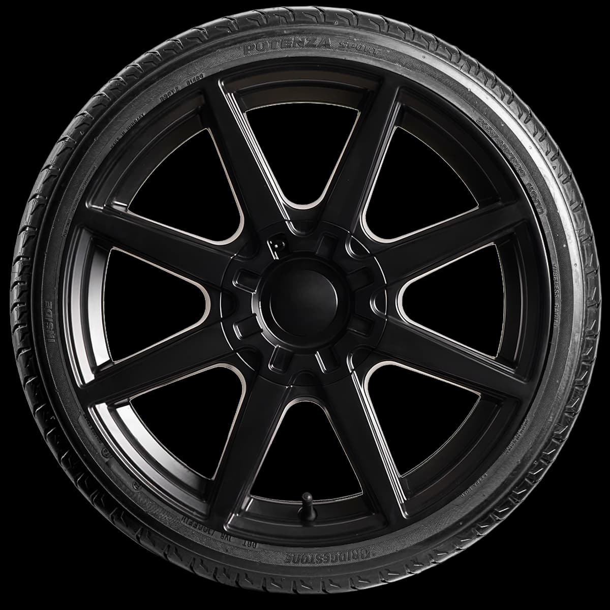 Bridgestone Potenza Sport 20" side tire