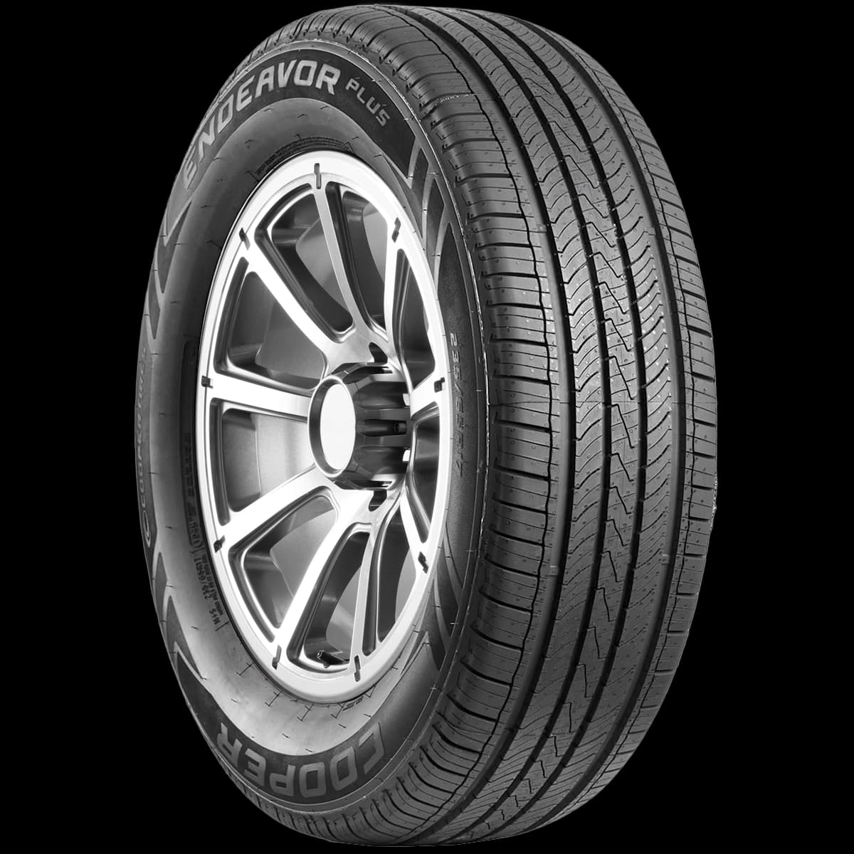 Cooper Endeavor Plus 17" angled tire
