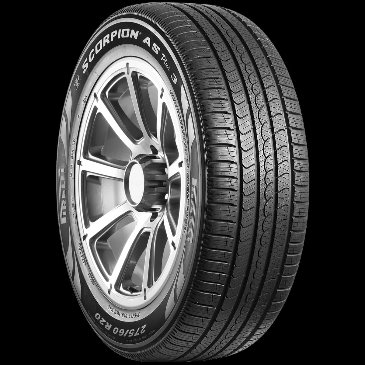 Pirelli Scorpion All Season Plus 3 20" angled tire