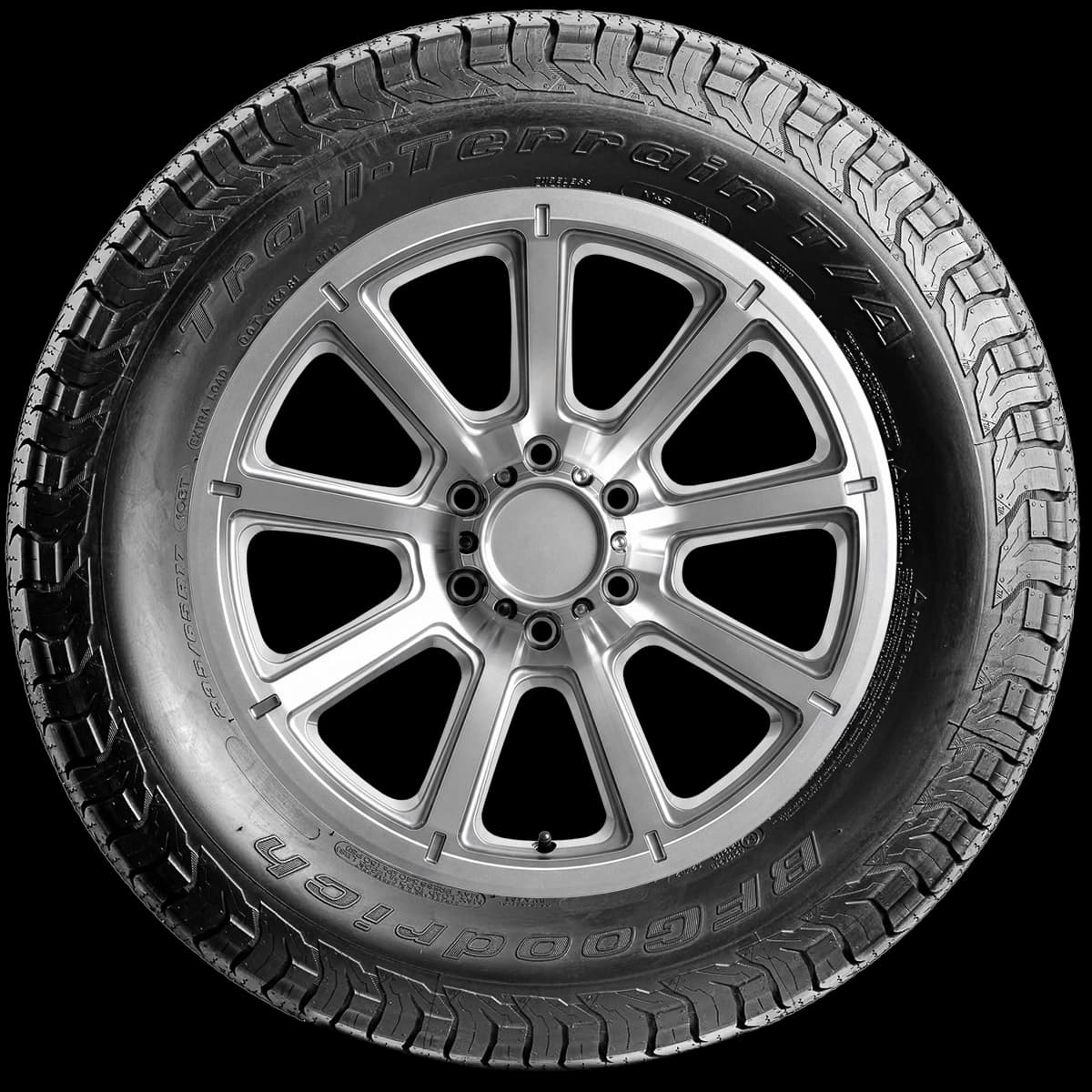 BFGoodrich Trail Terrain T/A 17" side tire
