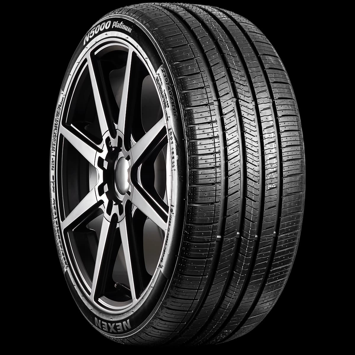 Nexen N5000 Platinum 17" angled tire