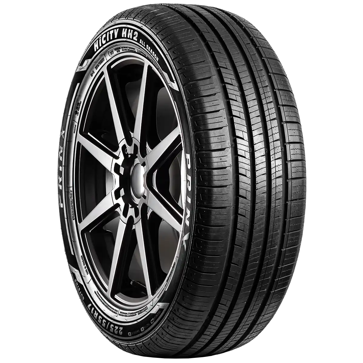 Prinx HiRace HZ2 AS 17" angled tire