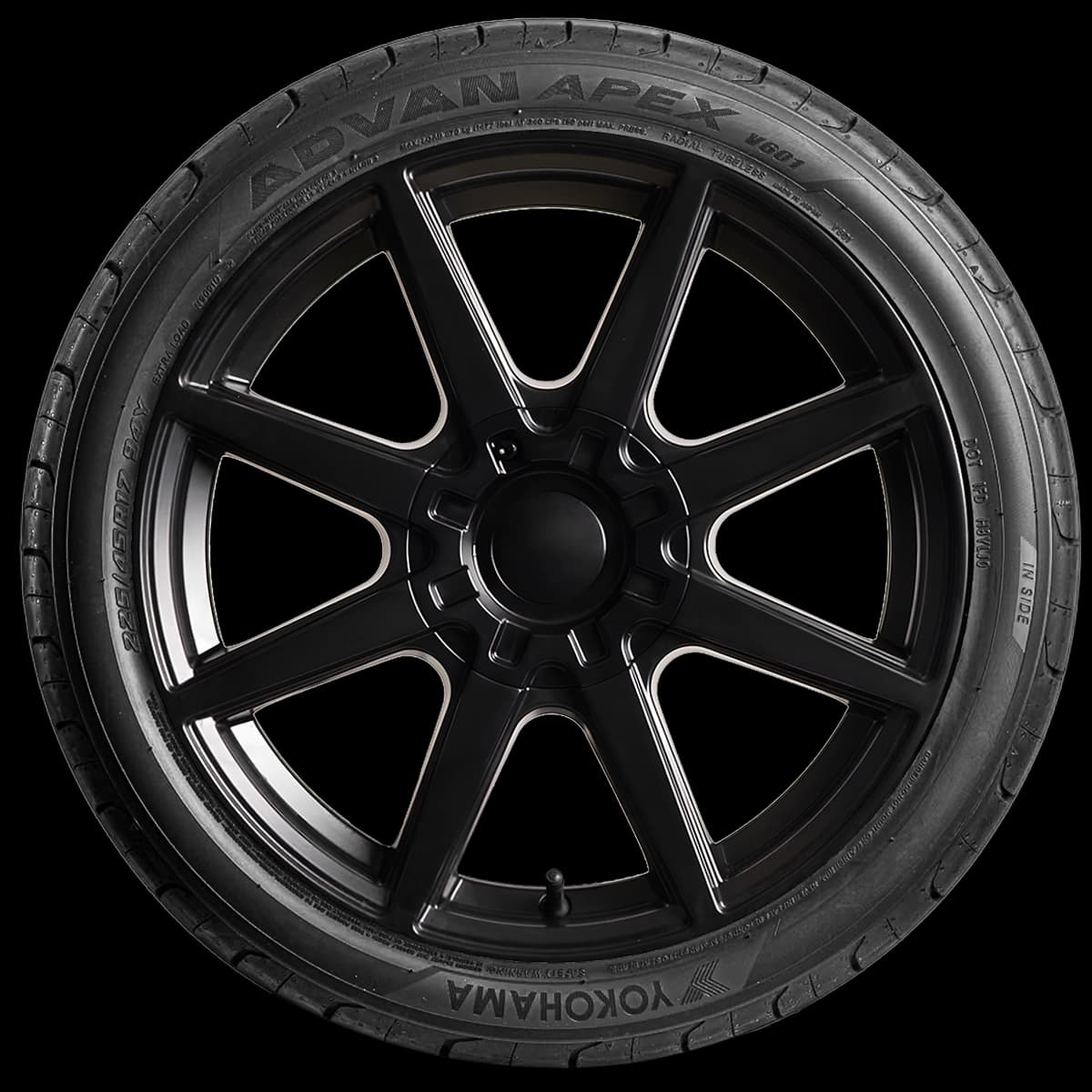 Yokohama Advan Apex V601 17" side tire