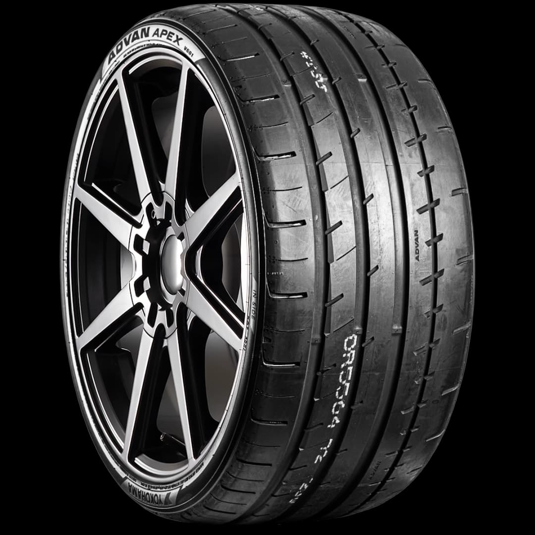Yokohama Advan Apex V601 20" angled tire