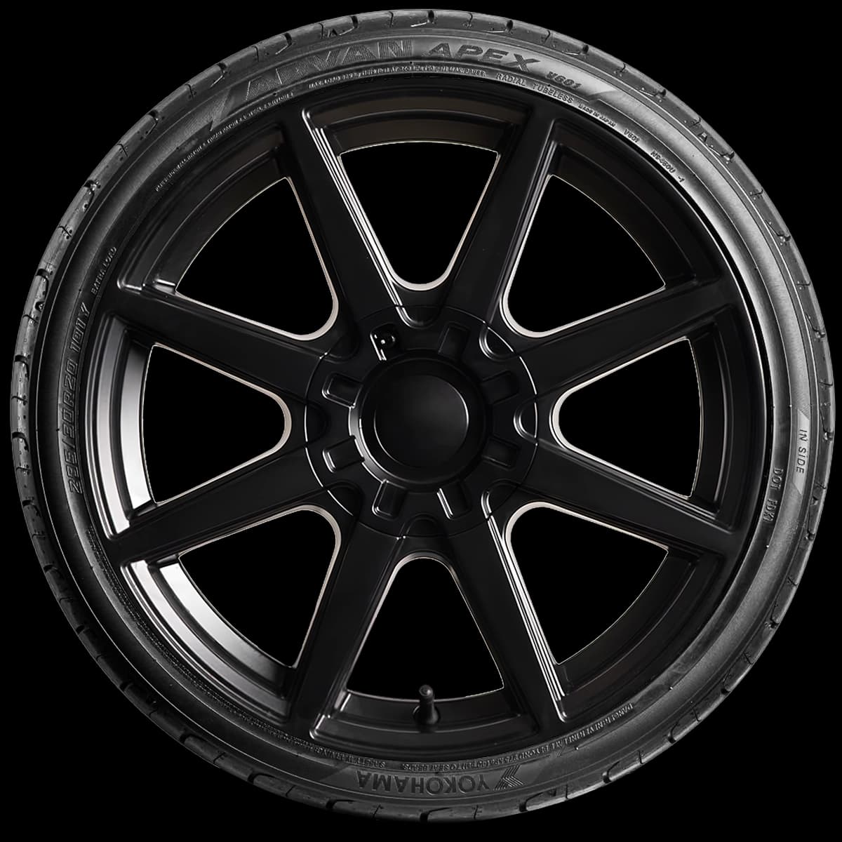 Yokohama Advan Apex V601 20" side tire