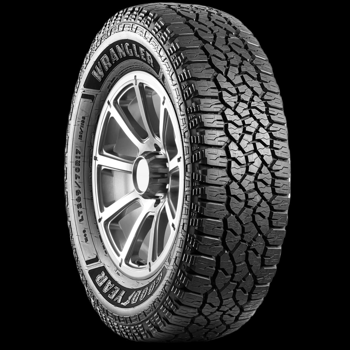 Goodyear Wrangler Workhorse AT 17" angled tire