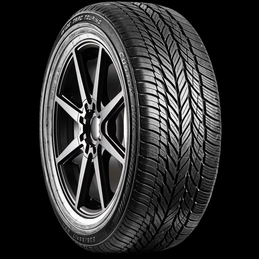 Vogue Custom Built Radial Red Stripe 17" angled tire