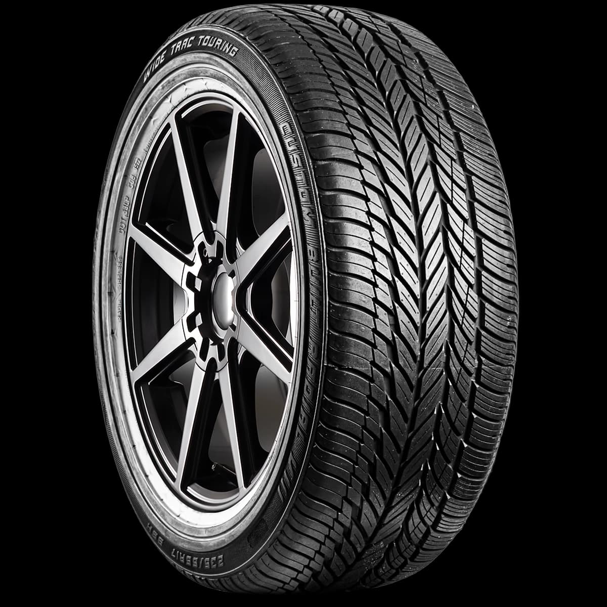 Vogue Custom Built Radial Red Stripe 17" angled tire