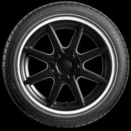 Vogue Custom Built Radial Red Stripe 17" side tire