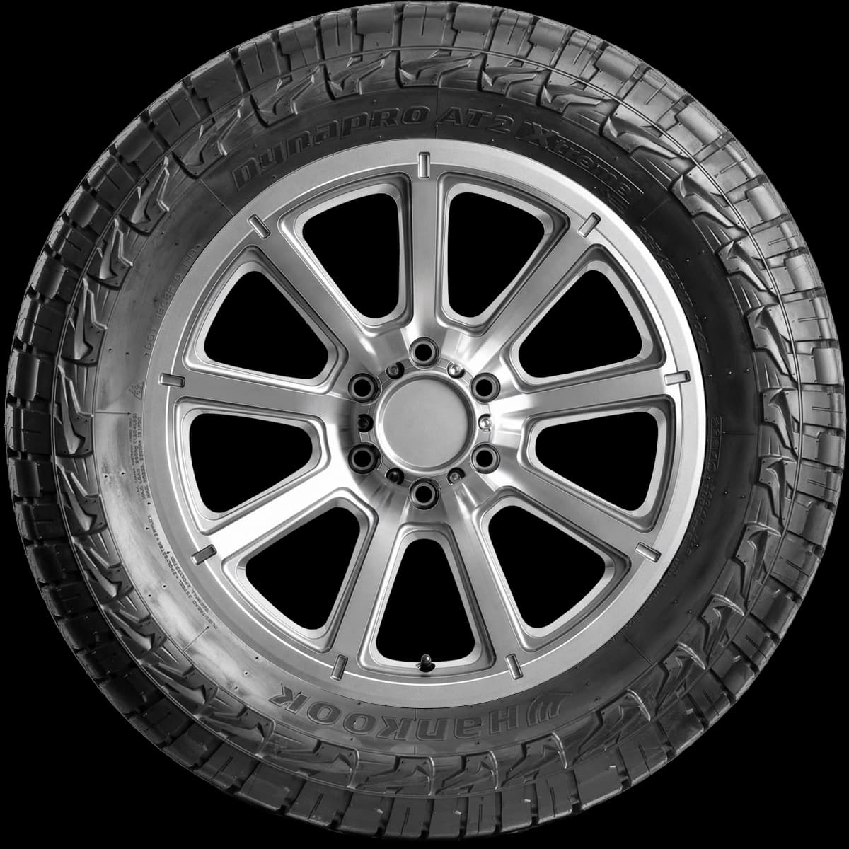 Hankook Dynapro AT2 Xtreme RF12 17" side tire