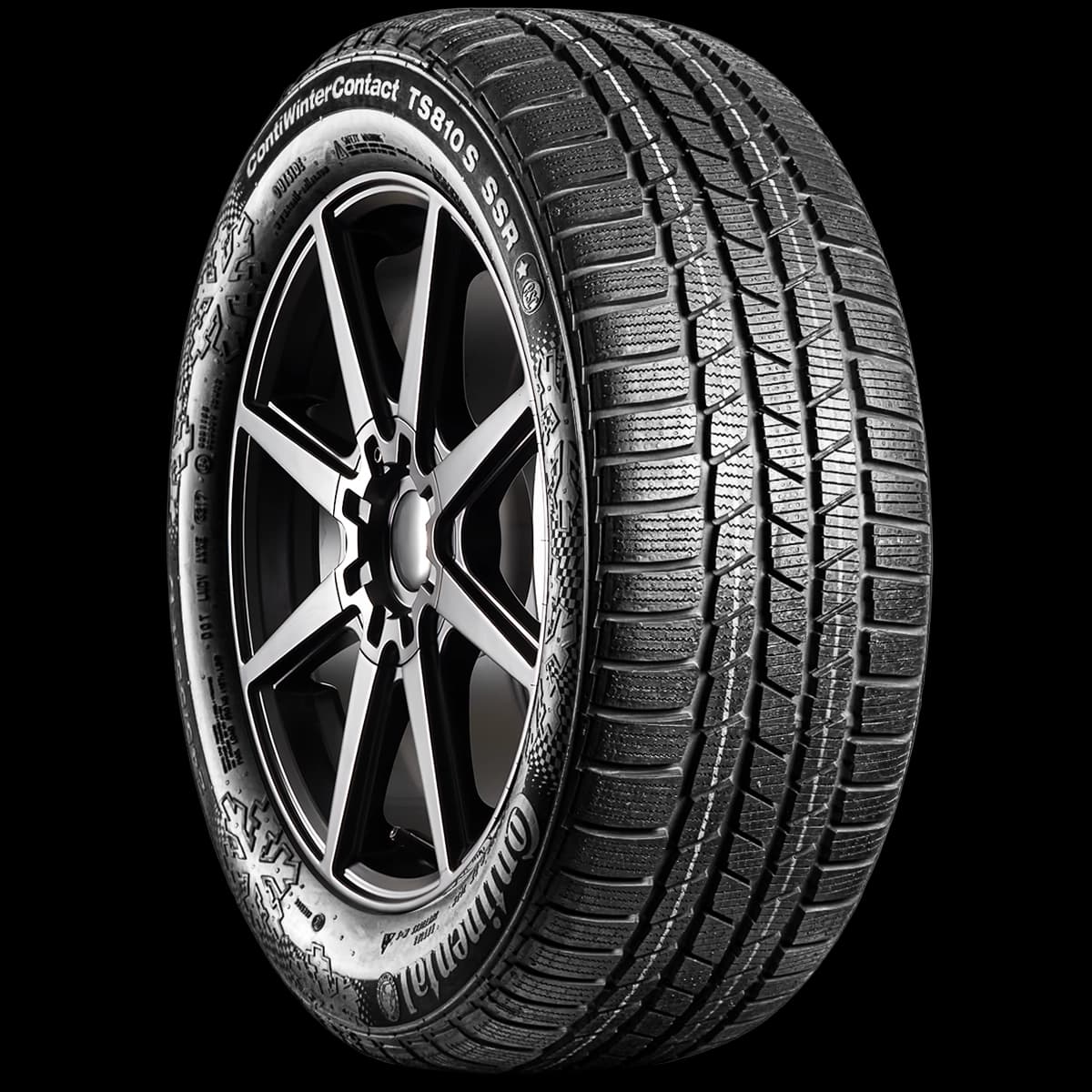 Continental WinterContact 17" angled tire