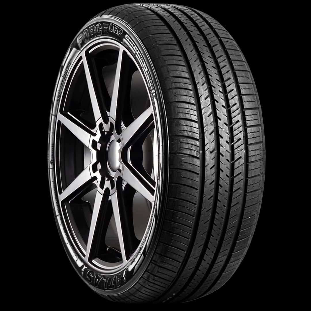 Atlas Force UHP 17" angled tire