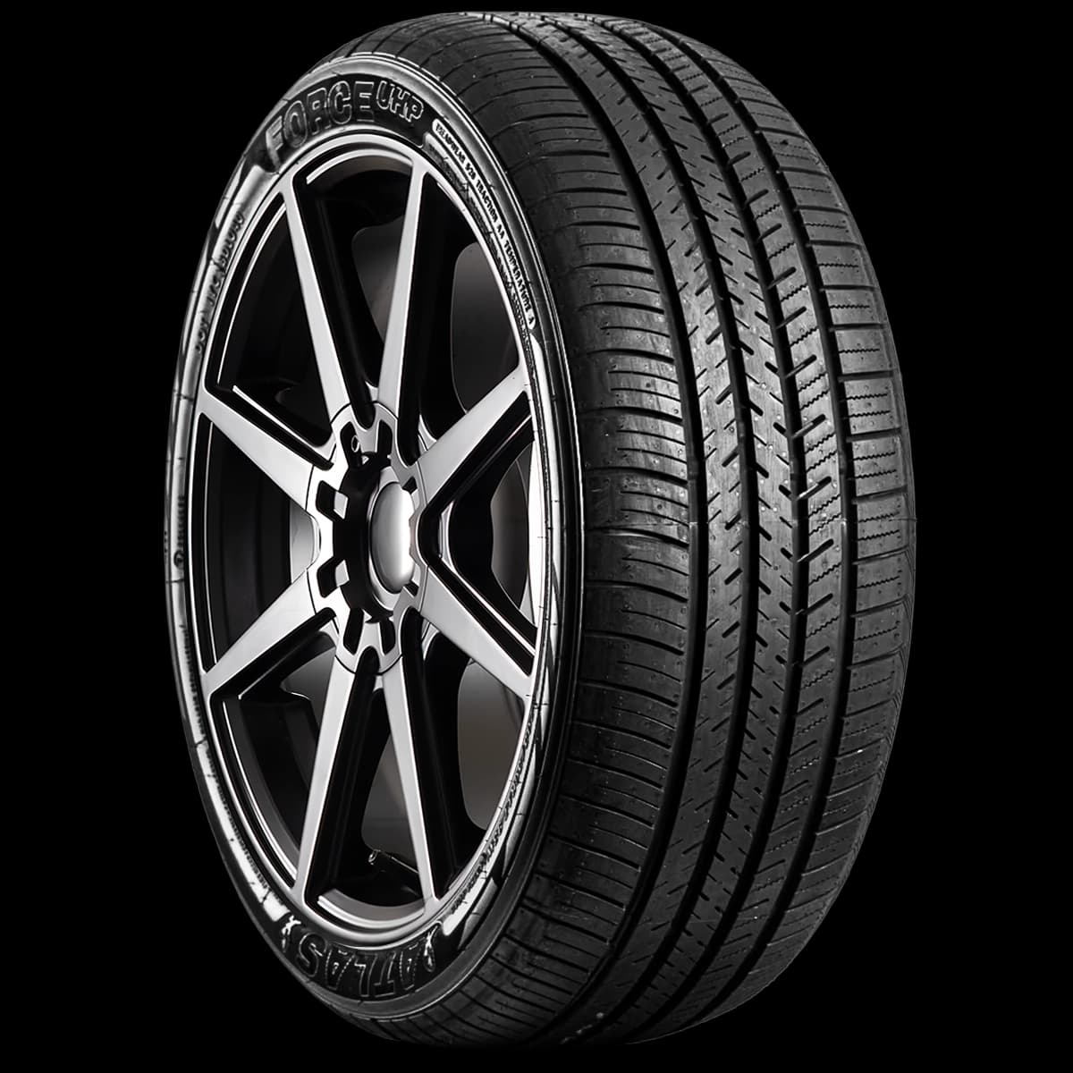 Atlas Force UHP 17" angled tire