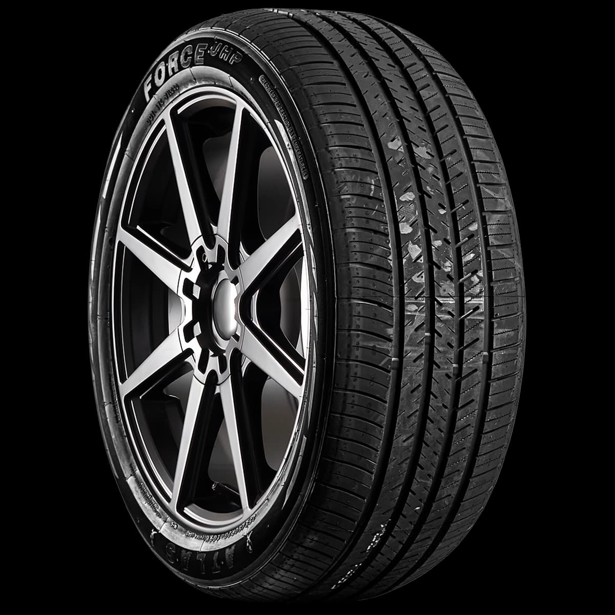Atlas Force UHP 20" angled tire
