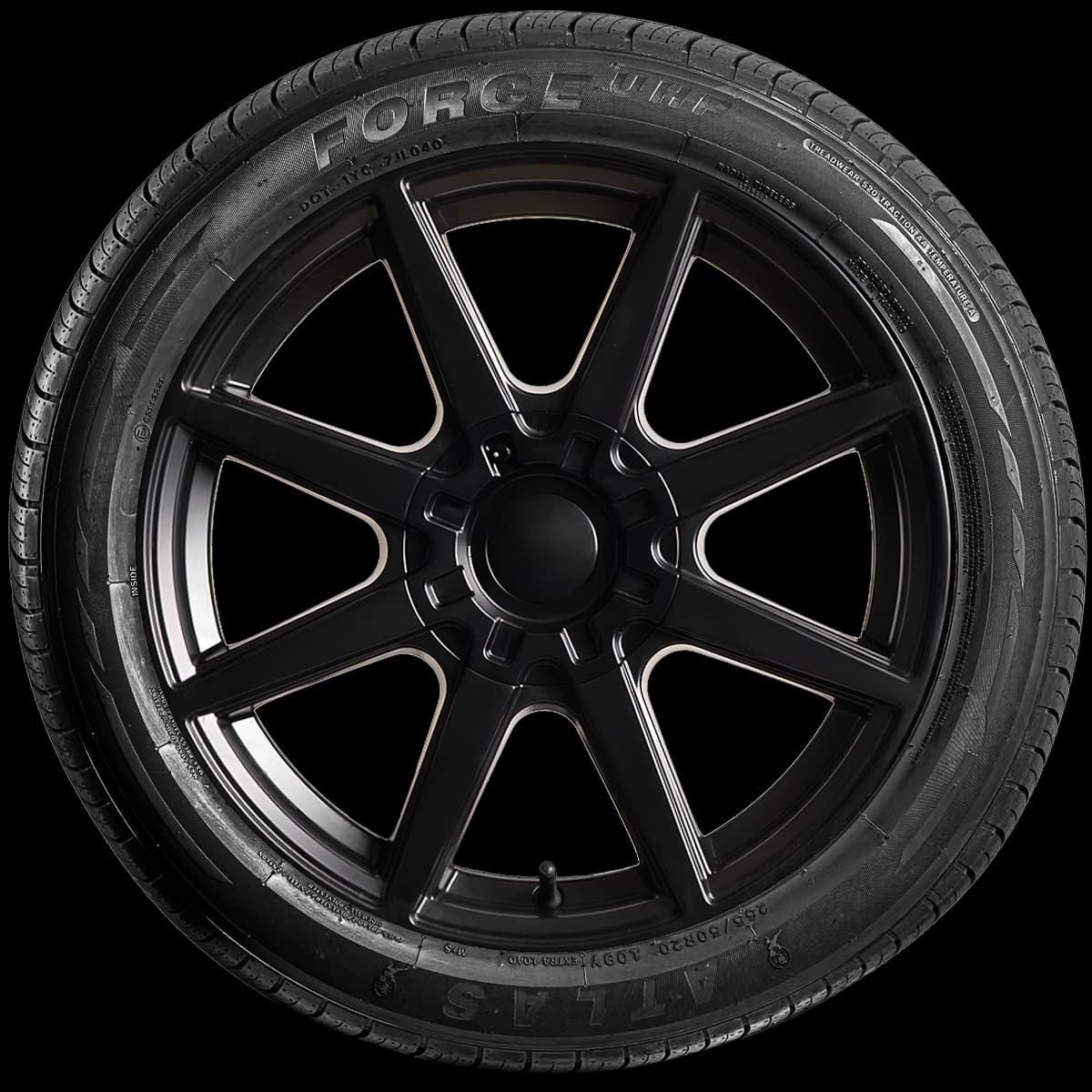 Atlas Force UHP 20" side tire