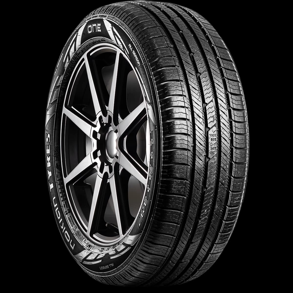 Nokian One 17" angled tire
