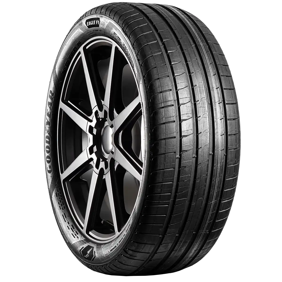 Goodyear Eagle F1 Asymmetric 5 w/ SoundComfort Tech 20" angled tire