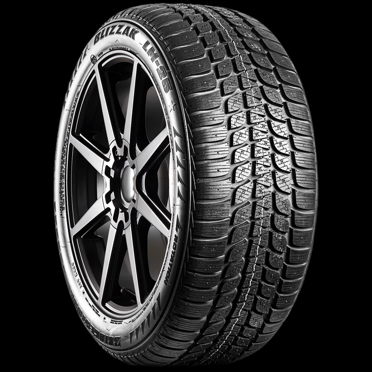 Bridgestone Blizzak LM-25 17" angled tire