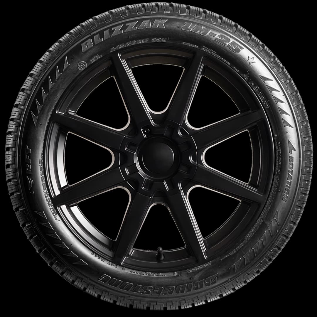 Bridgestone Blizzak LM-25 17" side tire