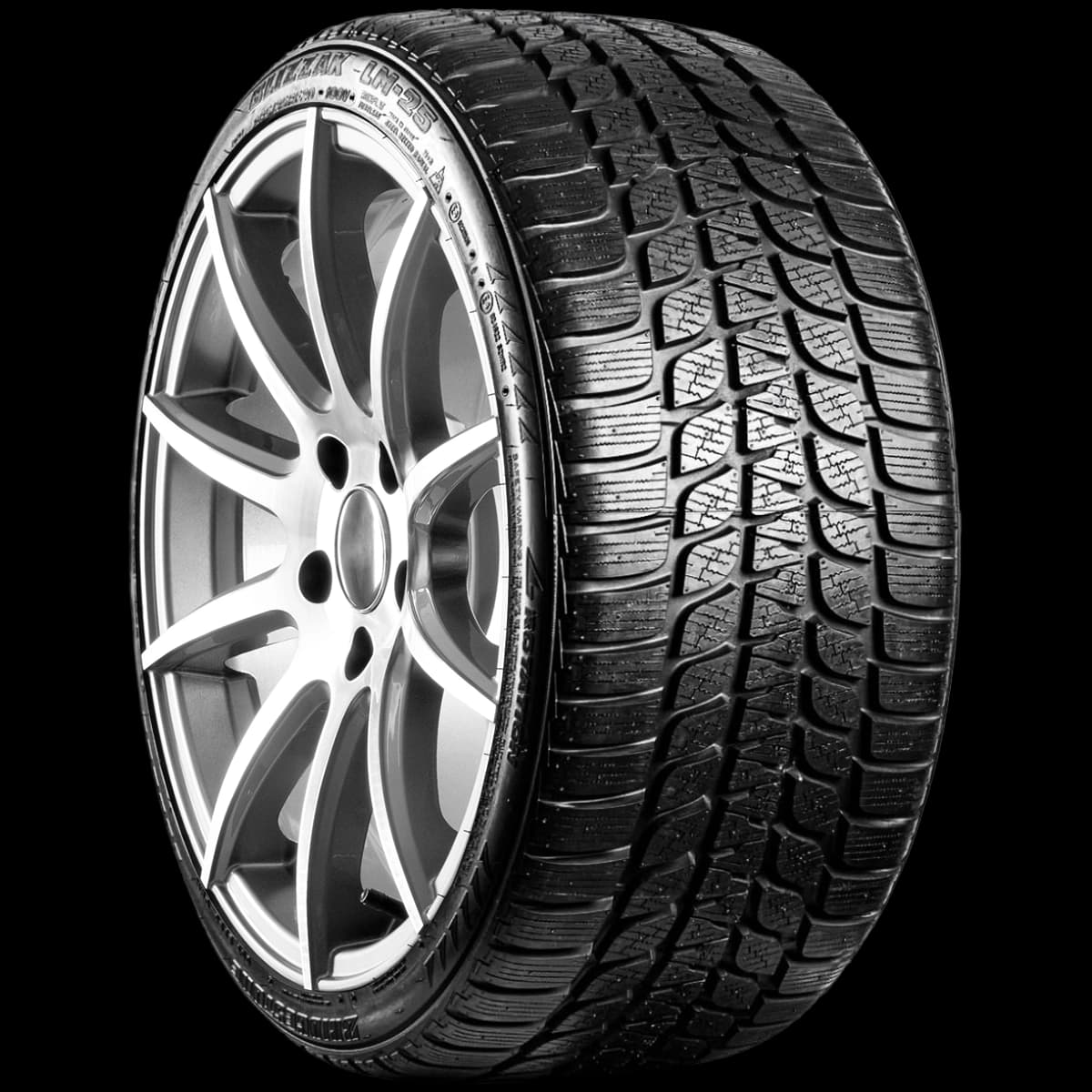 Bridgestone Blizzak LM-25 20" angled tire
