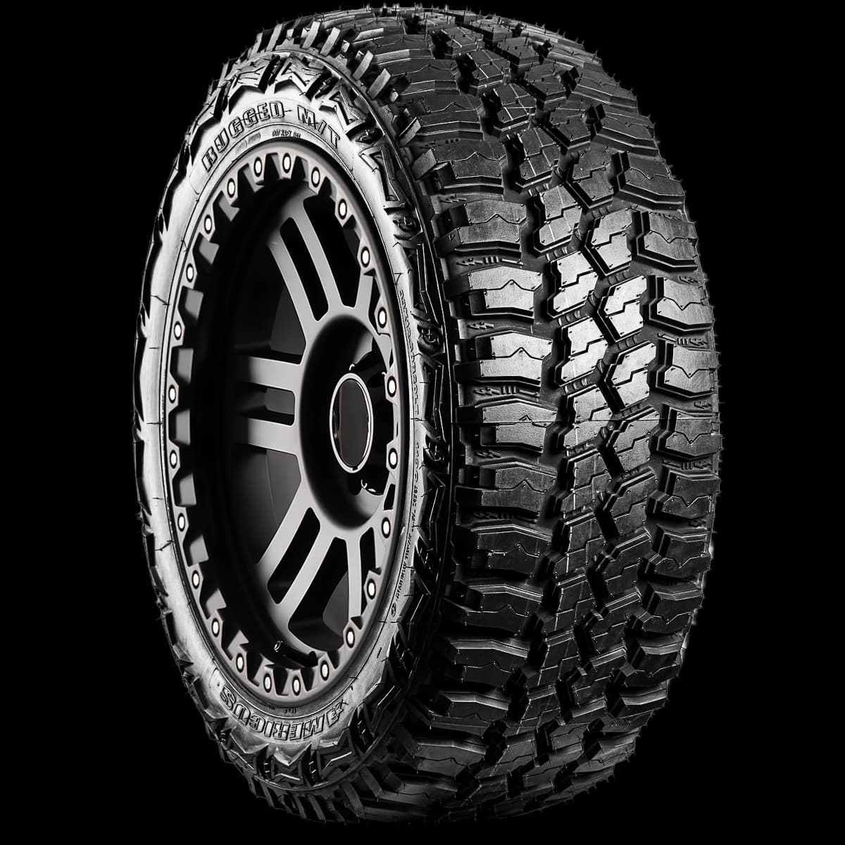 Americus Rugged M/T 20" angled tire
