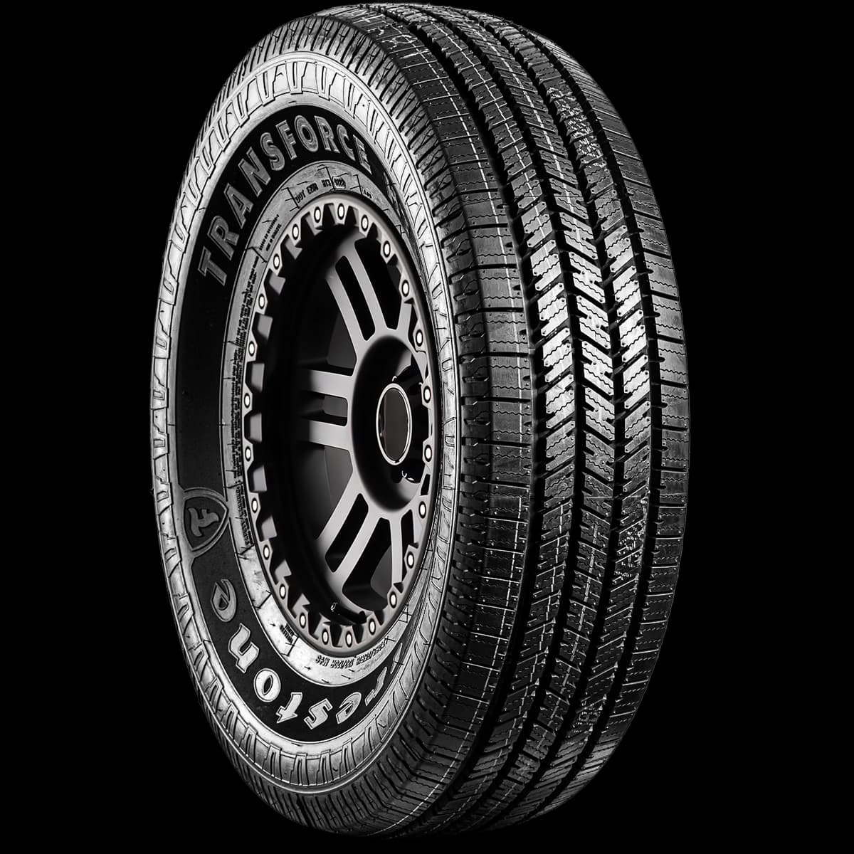 Firestone Transforce HT 17" angled tire