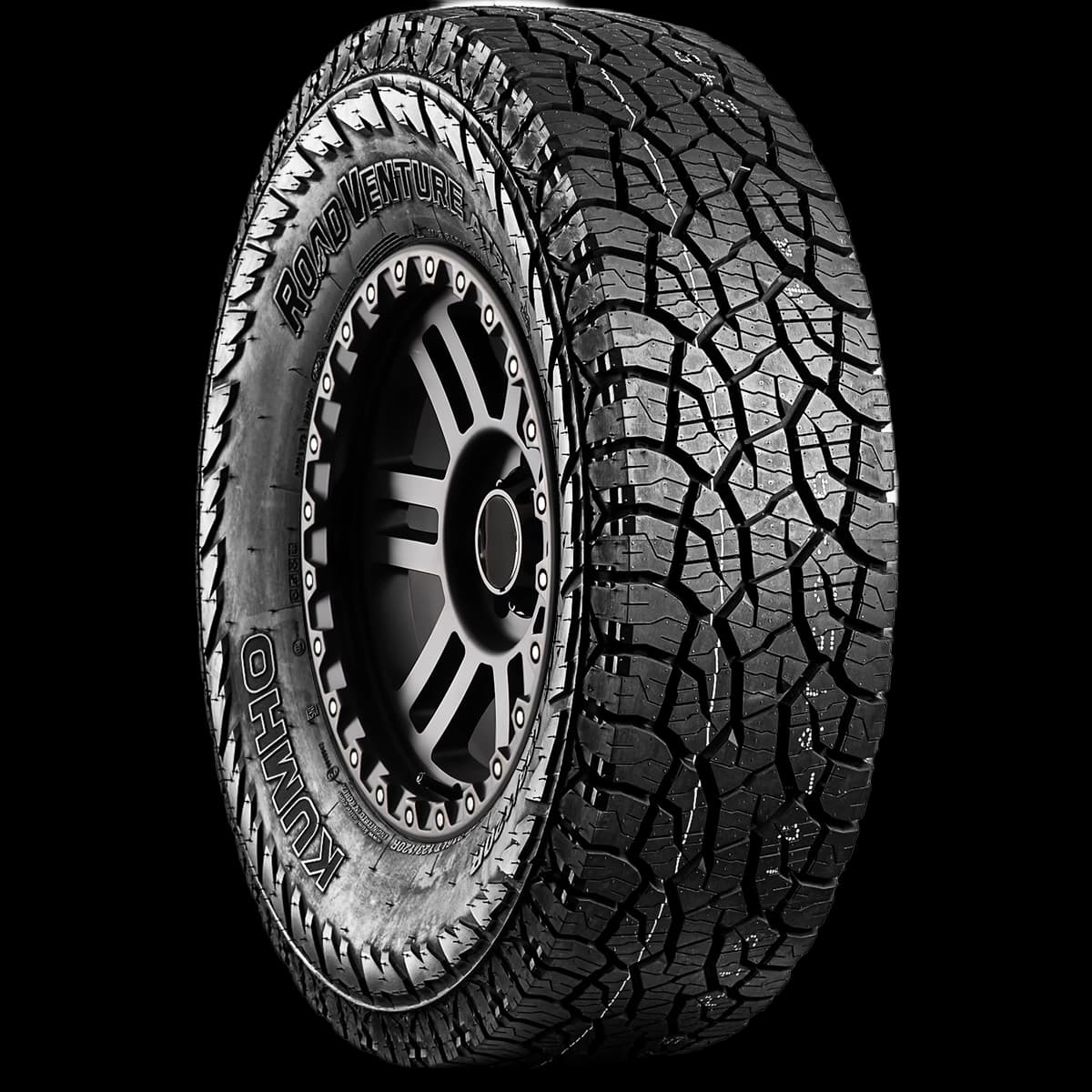 Kumho Road Venture AT52 17" angled tire