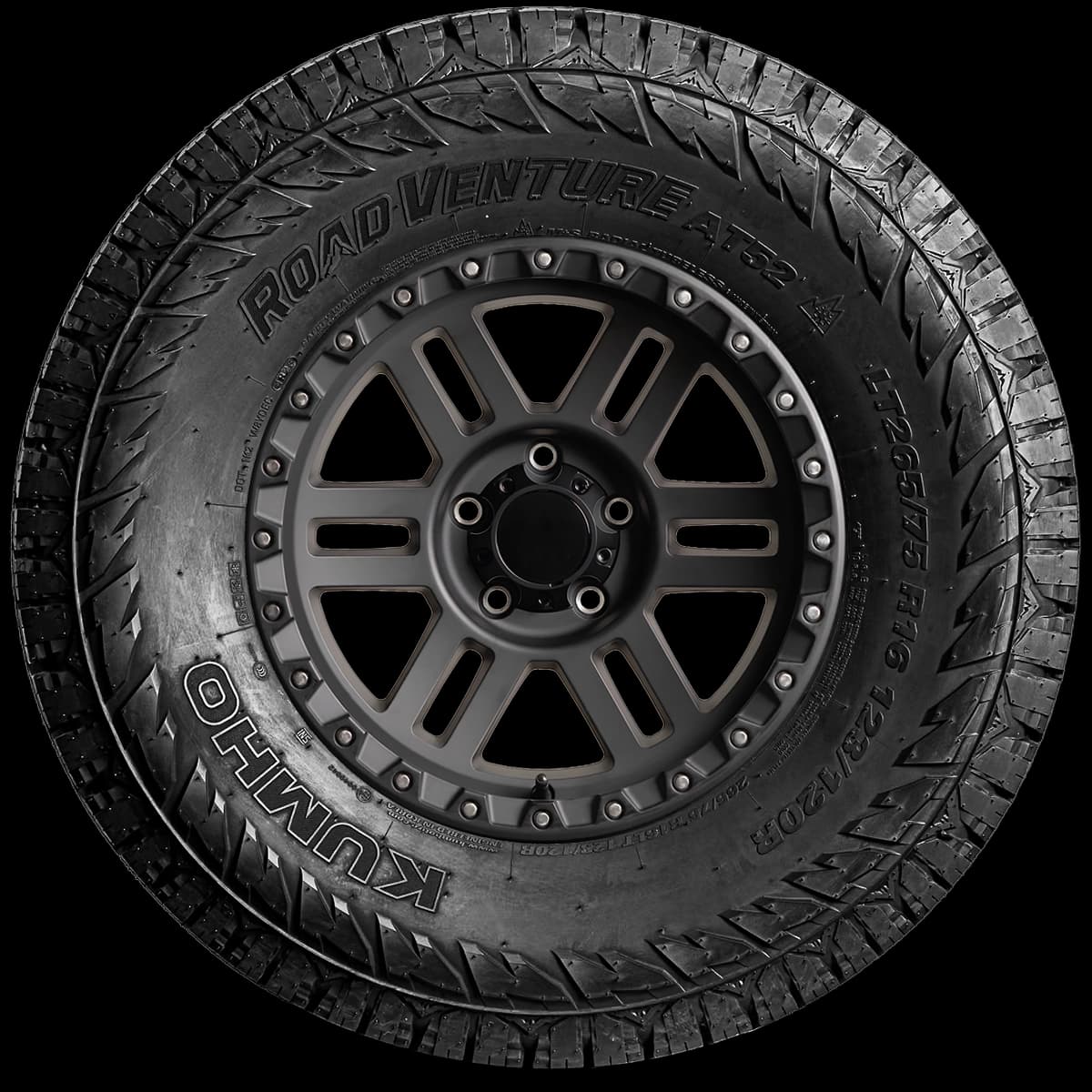 Kumho Road Venture AT52 17" side tire