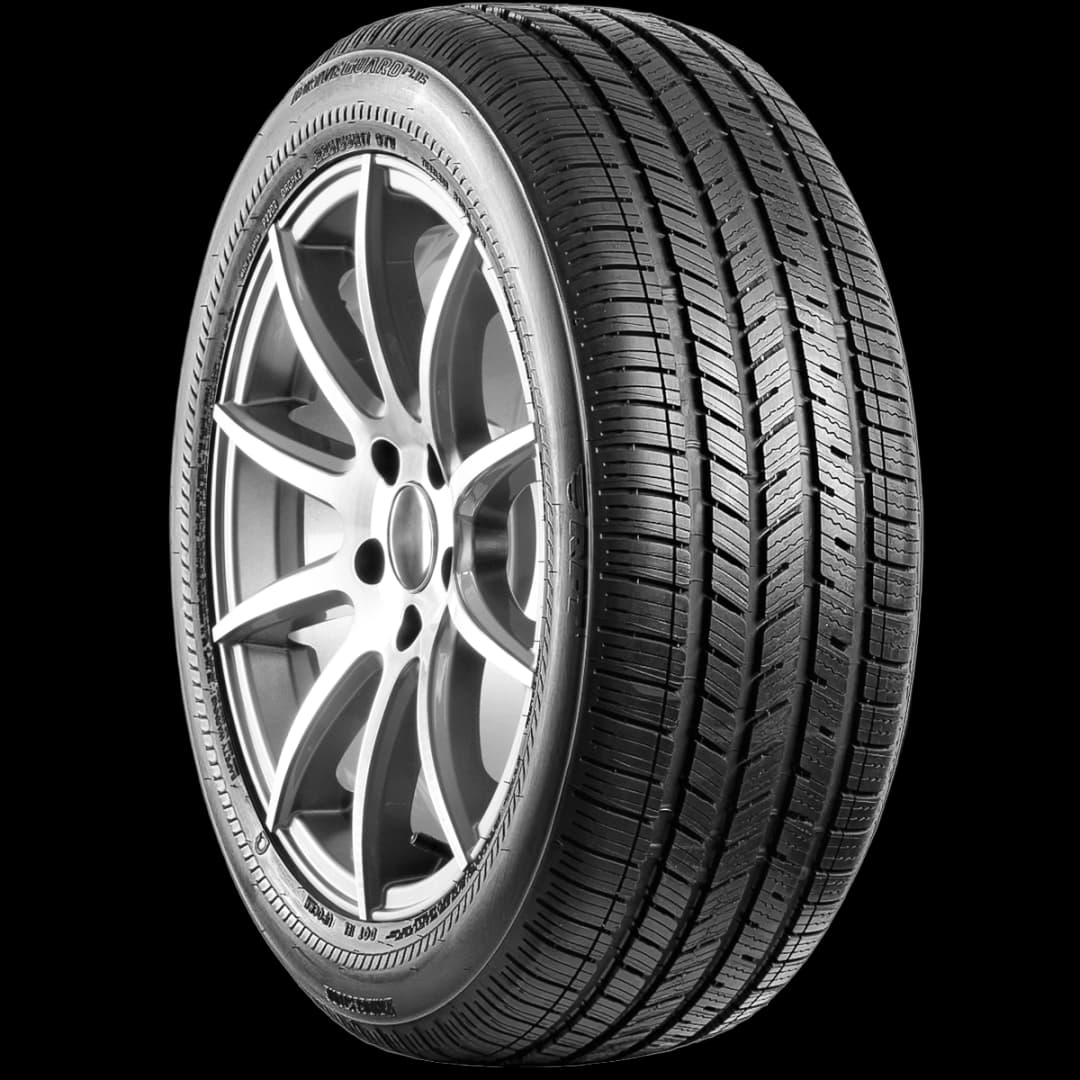 Bridgestone Driveguard Plus 17" angled tire