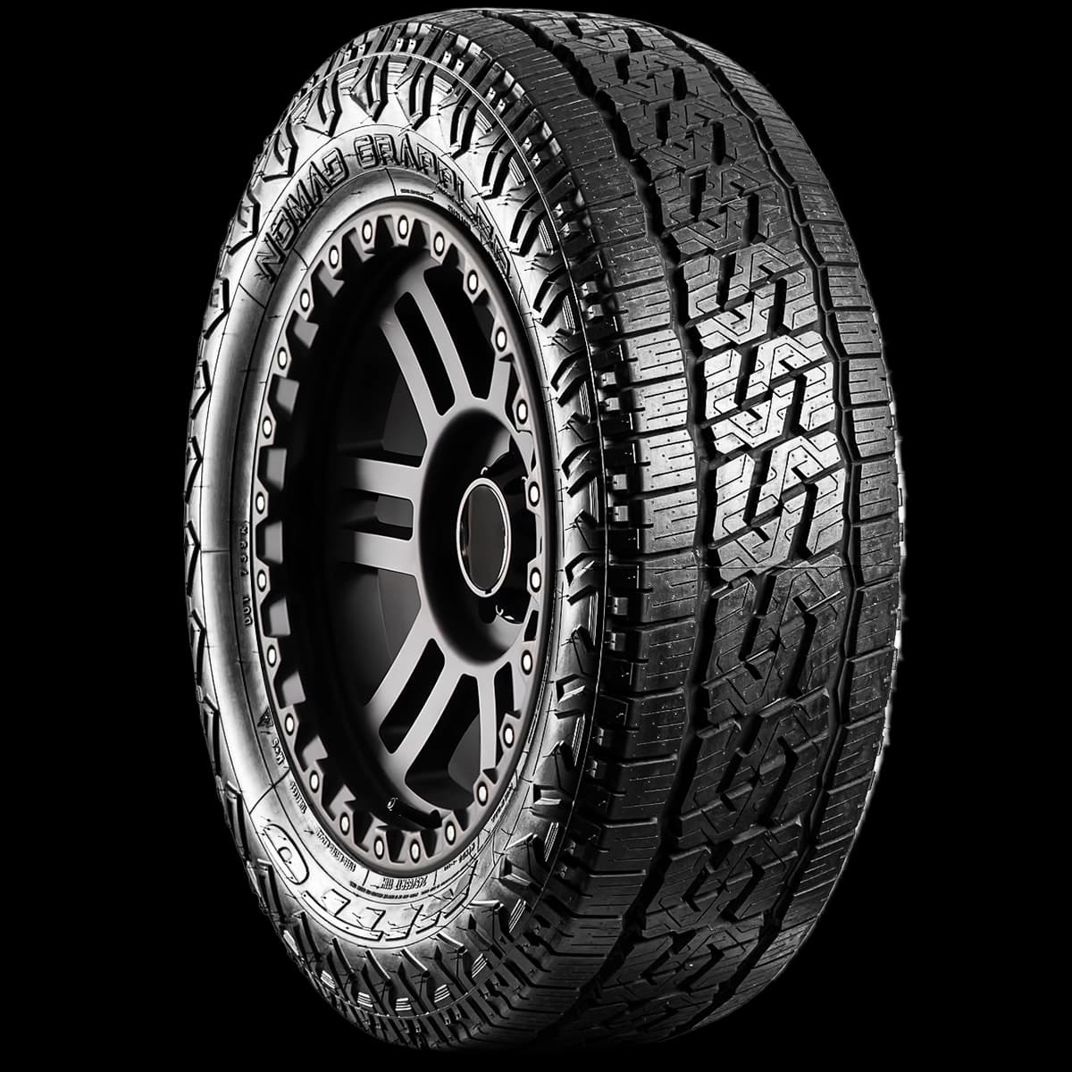 Nitto Nomad Grappler 17" angled tire